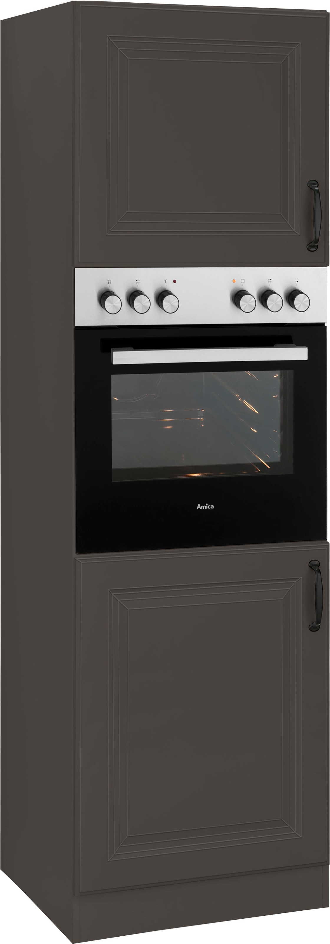 Image of wiho Küchen Backofenumbauschrank »Erla«, 60 cm breit mit Kassettenfront bei Ackermann Versand Schweiz