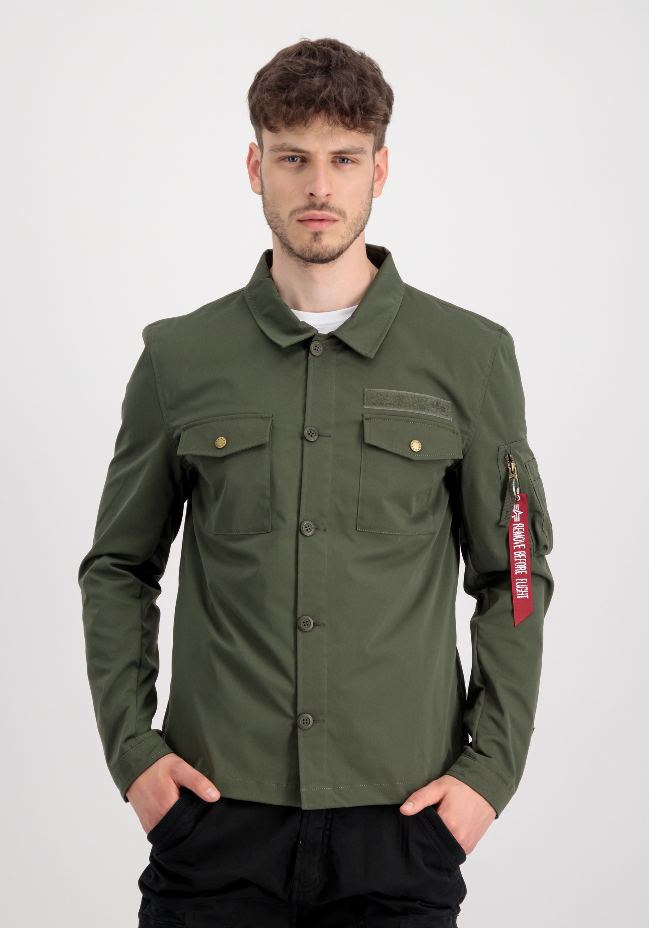 Alpha Industries Hemdjacke »ALPHA INDUSTRIES Men - Overshirts Alpha Overshirt«