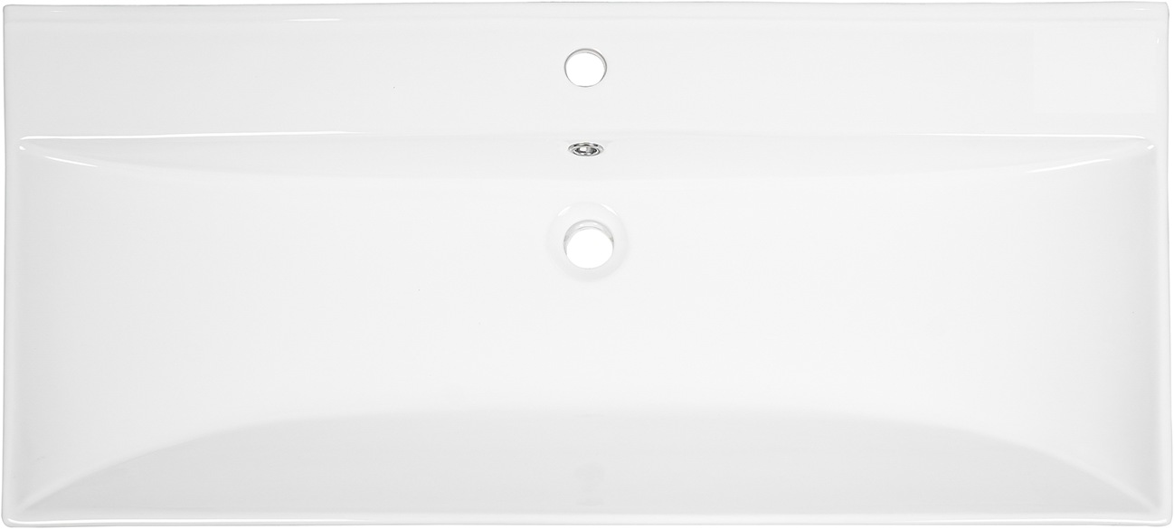 welltime Einbauwaschbecken "Trento Deluxe" Mit Nano Glasur in 51,61,81,101 und 121cm erhältlich.