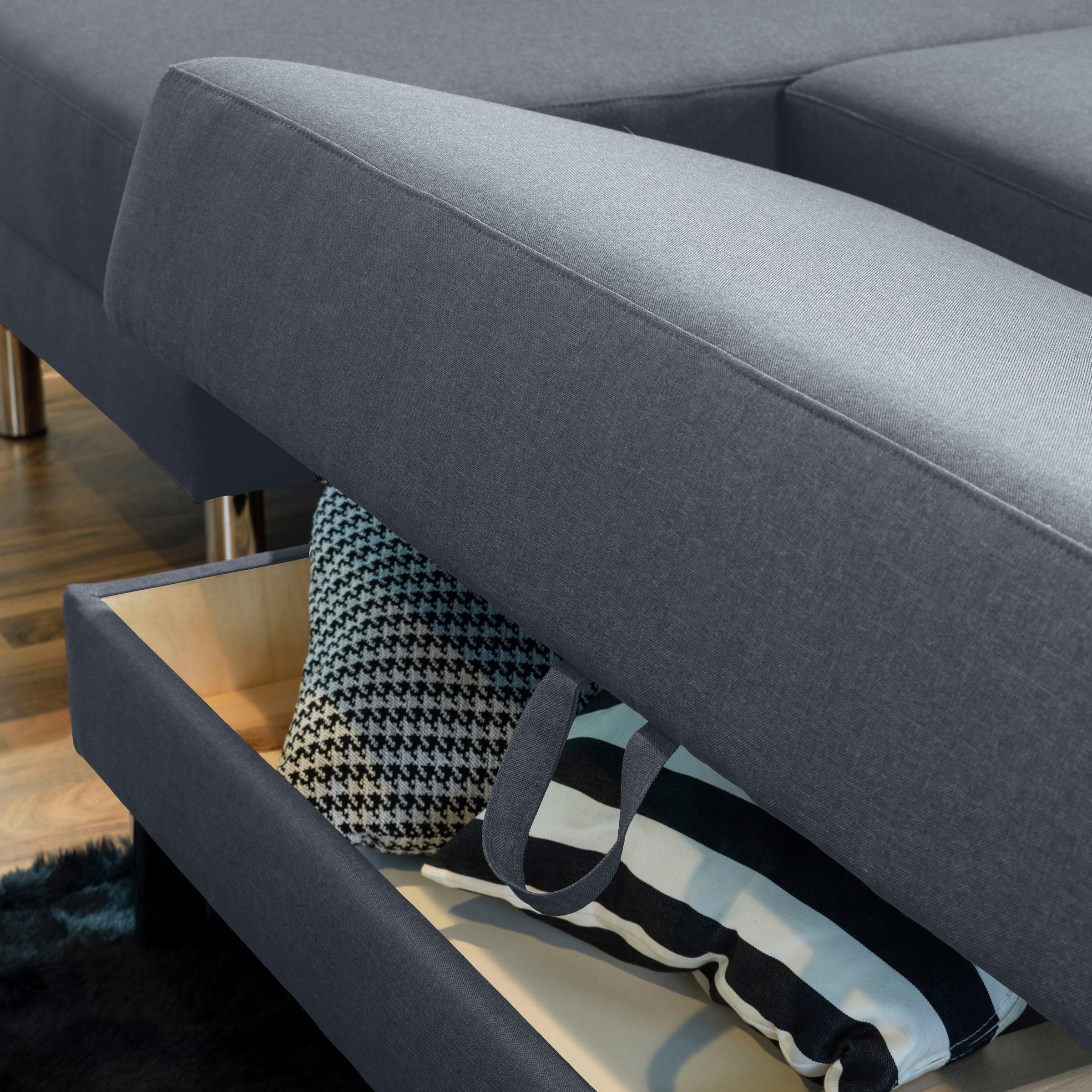 Max Winzer® Schlafsofa »Just Fresh«, mit Rückenverstellung, inklusive Stauraumhocker