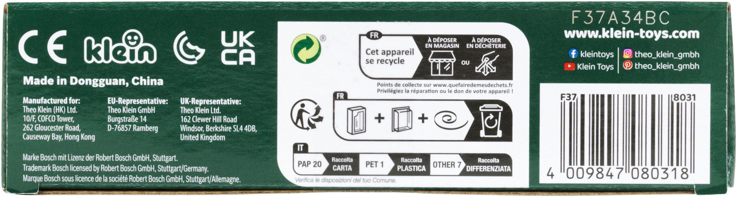 Klein Kinder-Akkuschrauber »Bosch, Ixolino 7« mit Licht und Sound