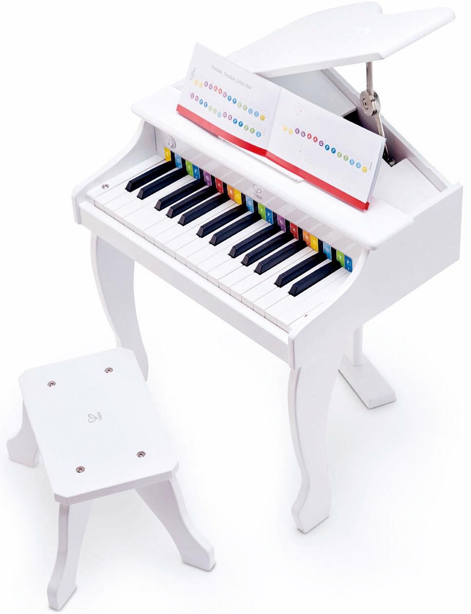 Spielzeug-Musikinstrument »Luxusflügel, weiss«