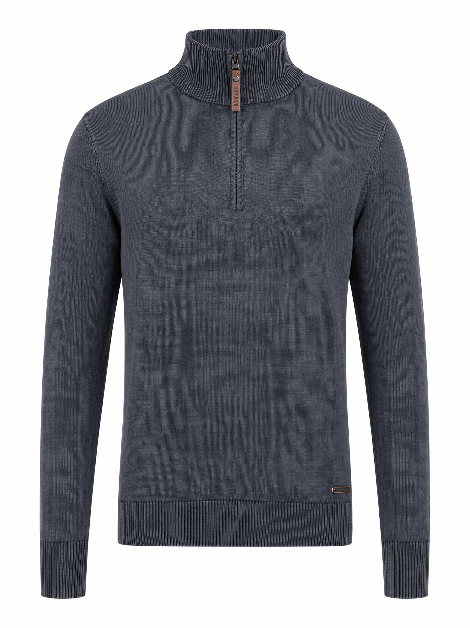 Indicode Troyer »INArkmill ½ zip« Baumwolle, regular fit
