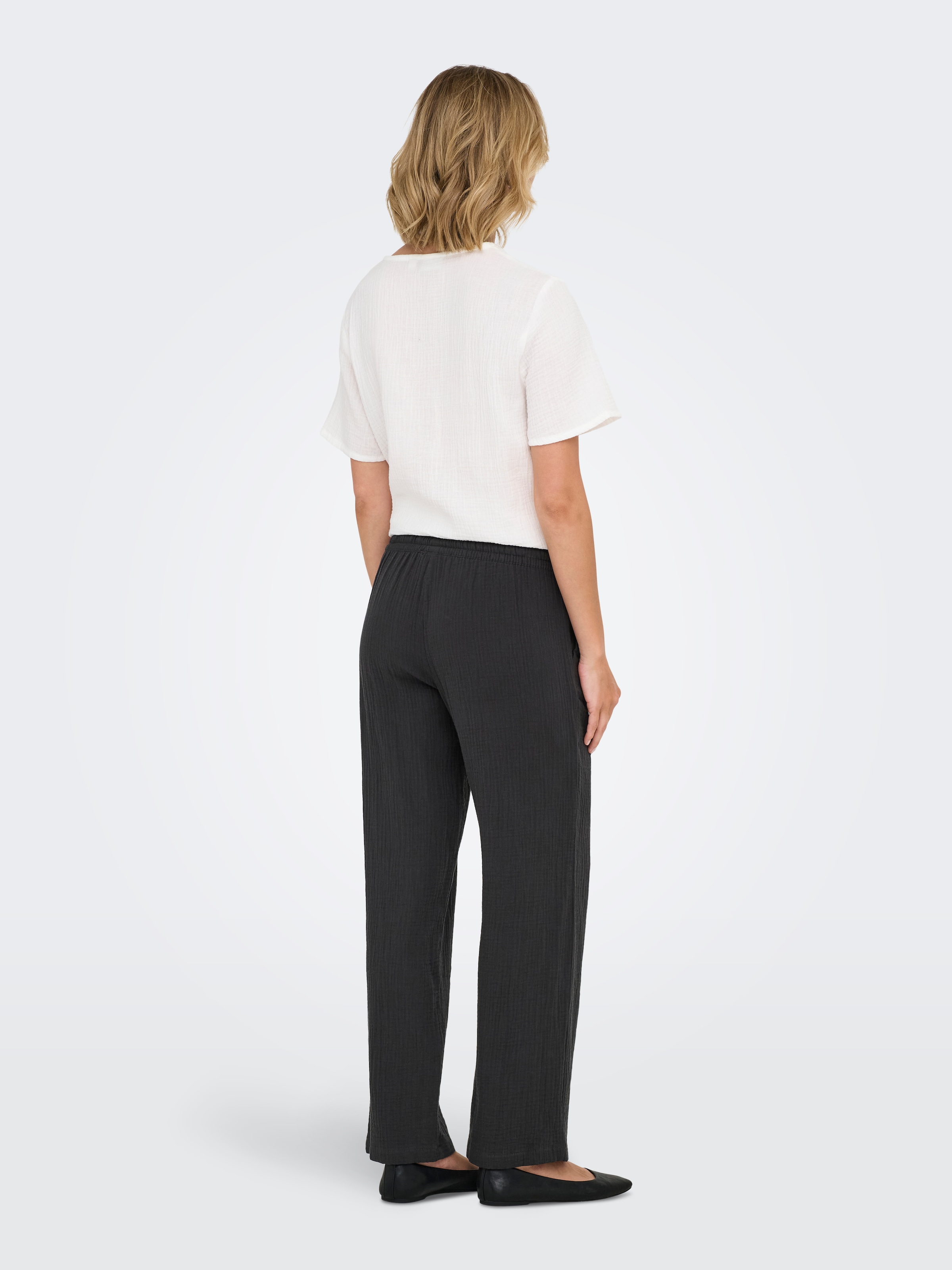 JDY Pantalon à enfiler »JDYTHEIS LIFE WIDE PANT WVN NOOS«  Baumwolle