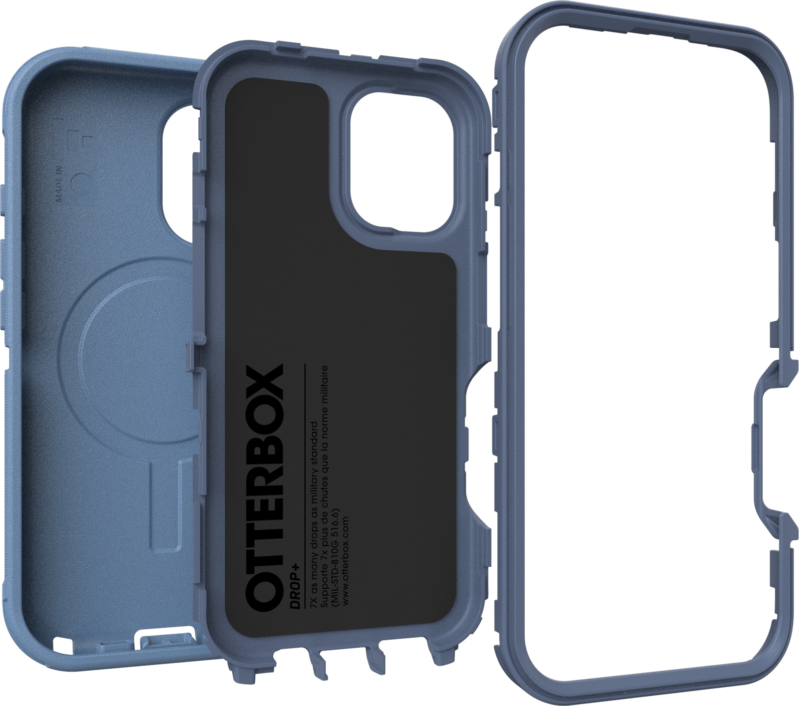 Otterbox Housse pour téléphone portable »Defender mit MagSafe für Apple iPhone 16« Backcover, Schutzhülle, Handyschutzhülle, Case, Schutzcase, stossfest