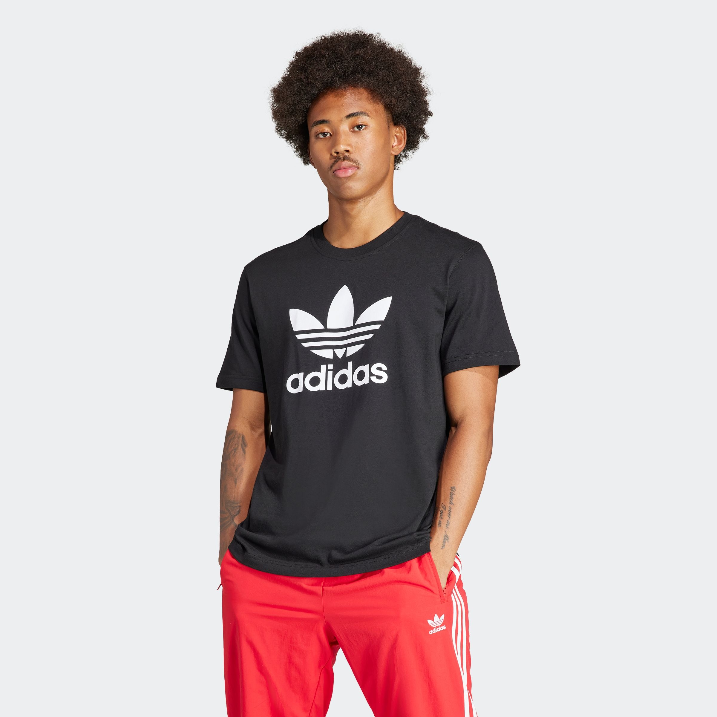 adidas Originals T-Shirt »TREFOIL T-SHIRT«, Basic Shirt mit grossem Trefoil Logoprint