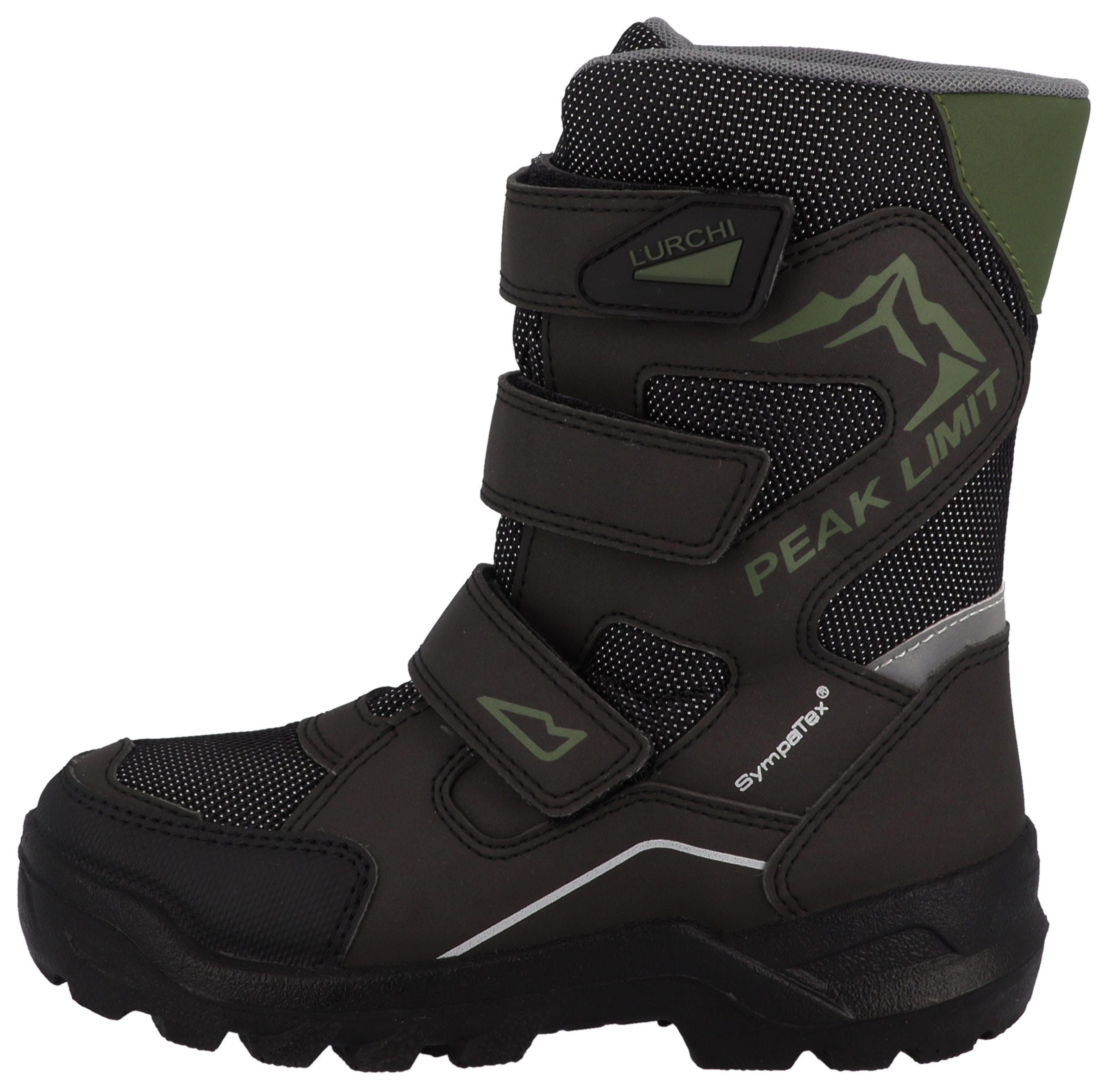 Image of Lurchi Klettstiefel "Kimit-SYMPATEX" Outdoorboots mit Kontrastbesätzen, Grössenschablone zum Download
