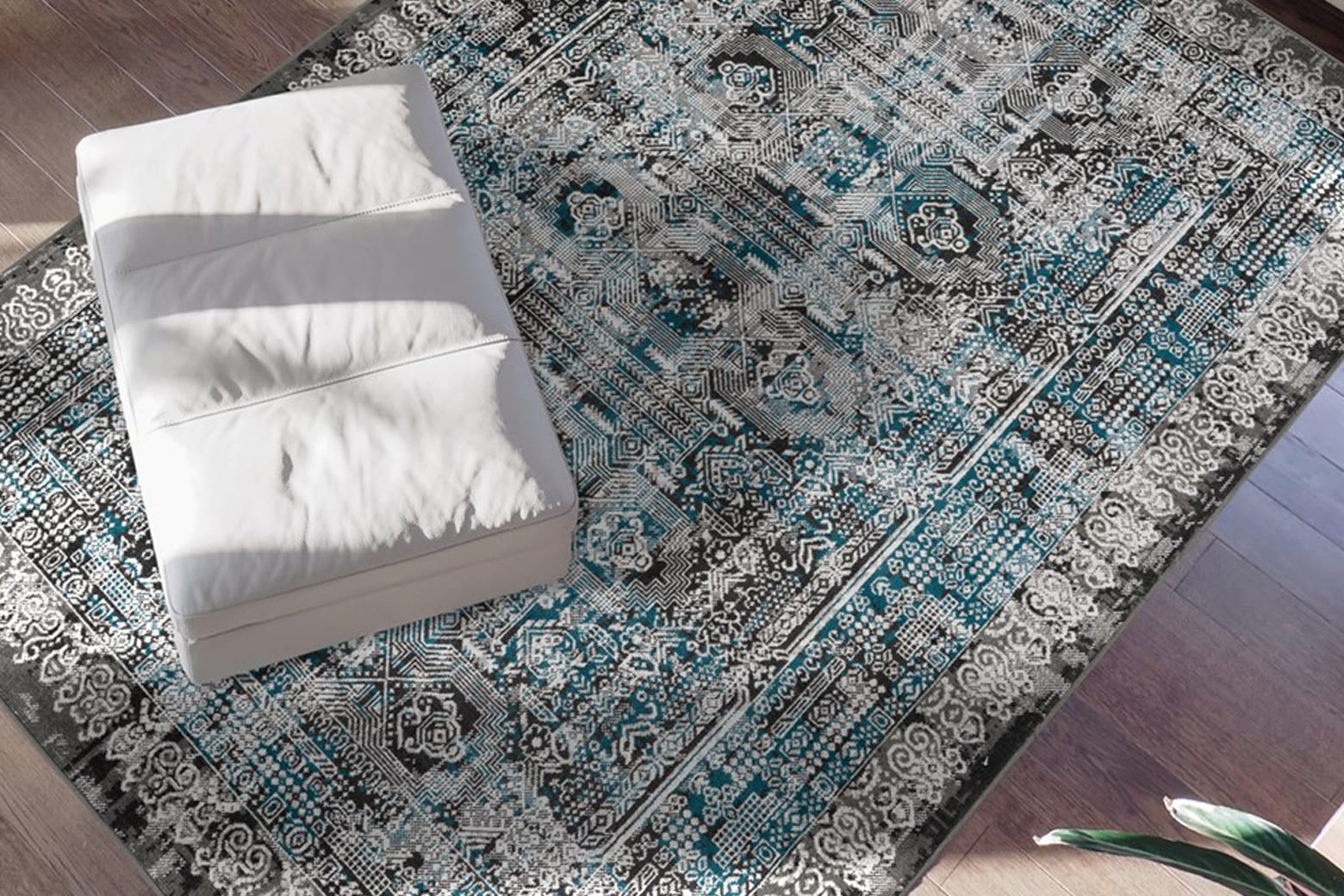 Image of me gusta Teppich "Ariya 525" rechteckig 6 mm Höhe Flachflor, gekettelt, Wohnzimmer