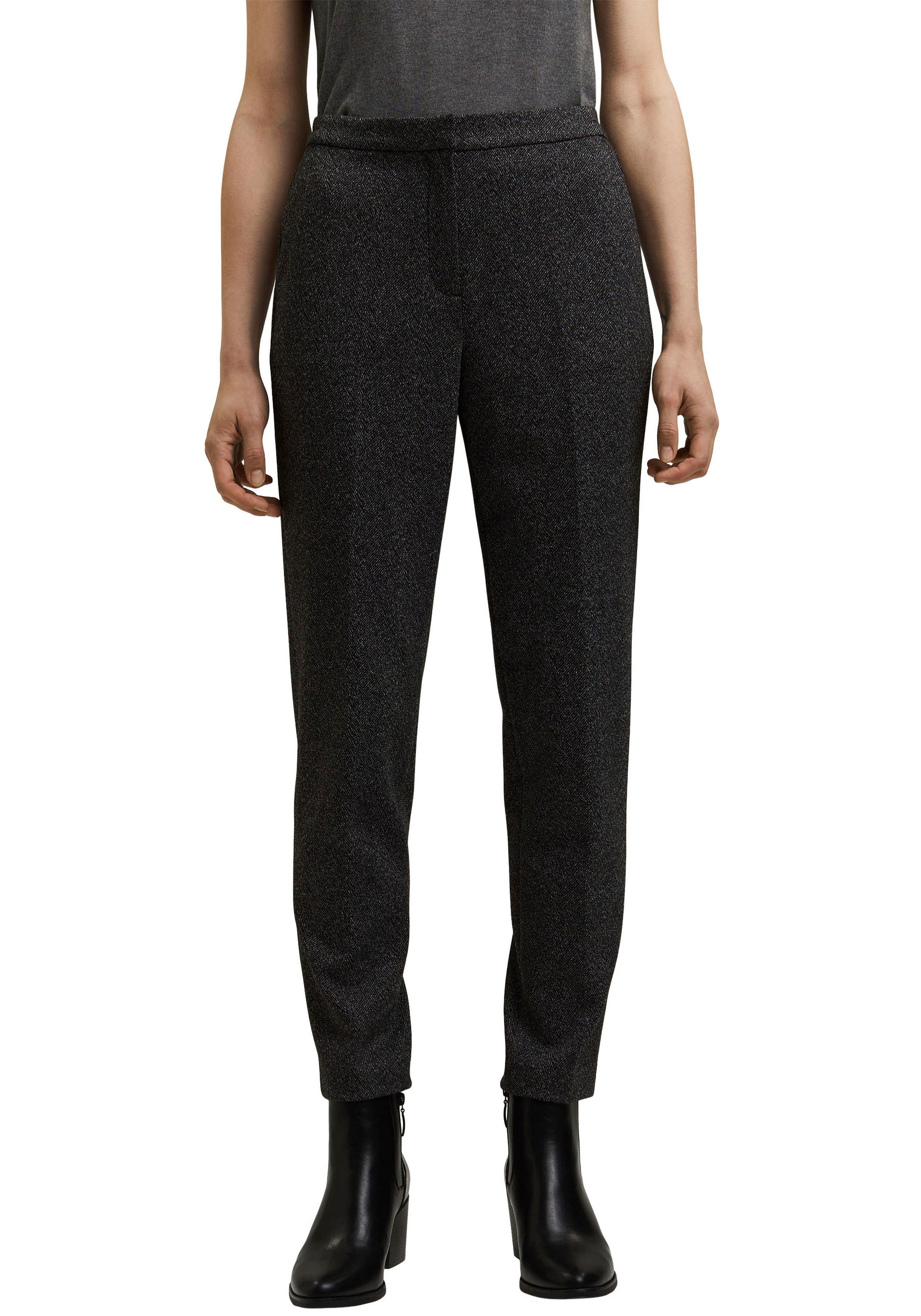 Image of Esprit Collection Bügelfaltenhose, mit Fischgratmuster bei Ackermann Versand Schweiz