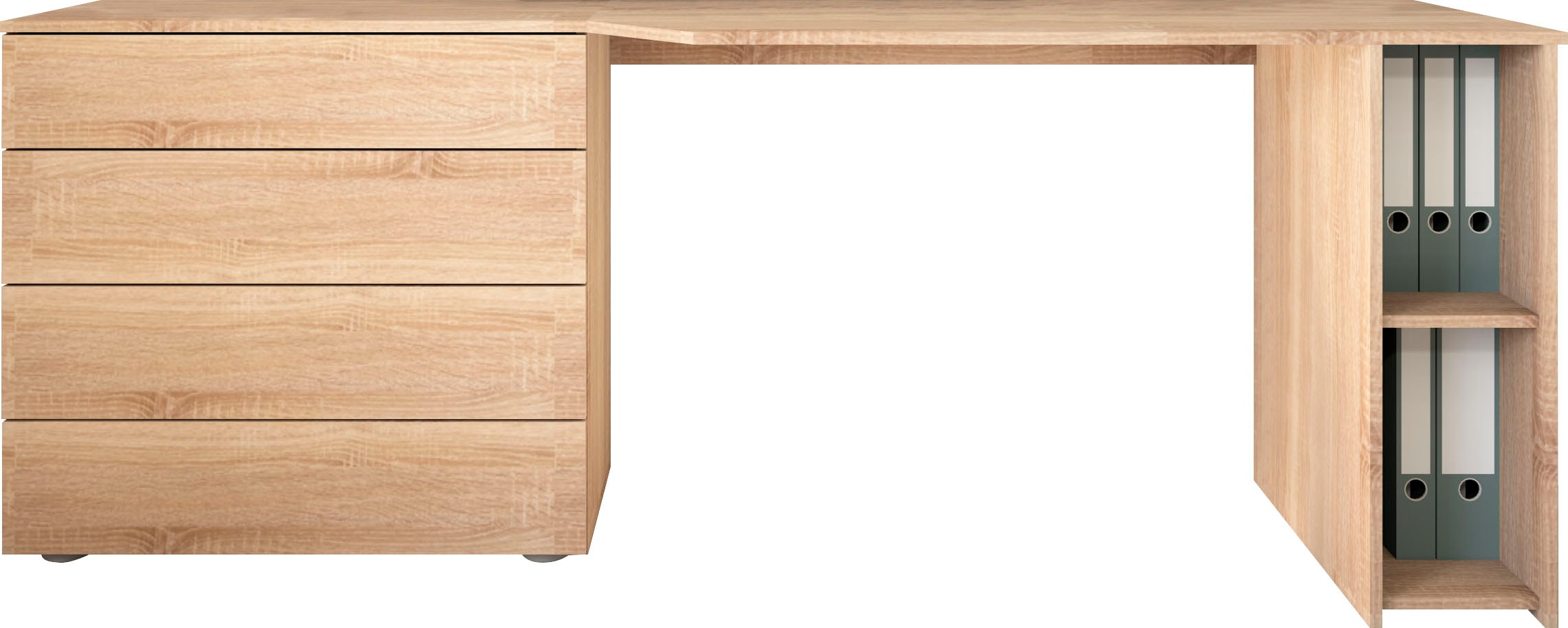 Schreibtisch cm, to borchardt Breite 196 Möbel Push »Wallis«, Open-Funktion günstig kaufen