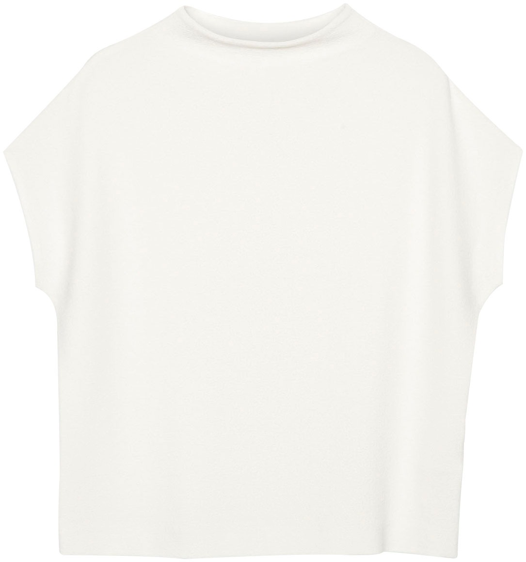 Image of someday T-Shirt »Kittua«, mit kleinem Stehkragen bei Ackermann Versand Schweiz