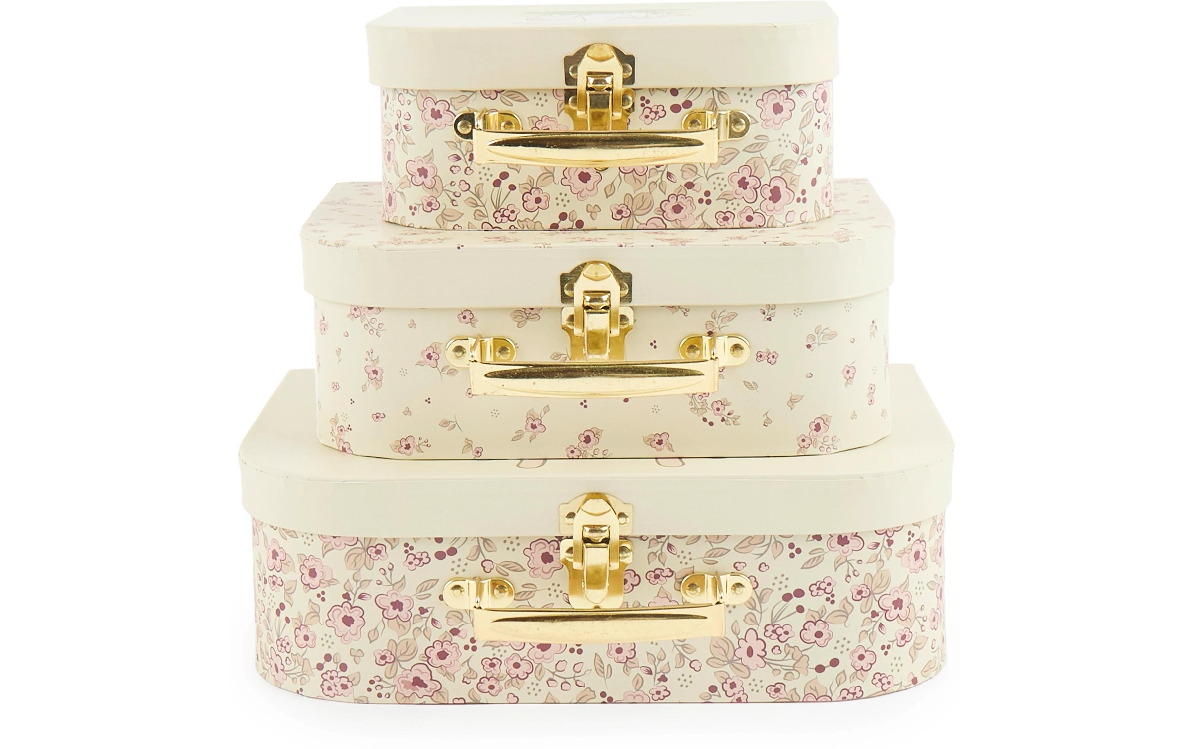 BIECO Spielwerkzeugkoffer »Ella vintage flowers 3er Set«
