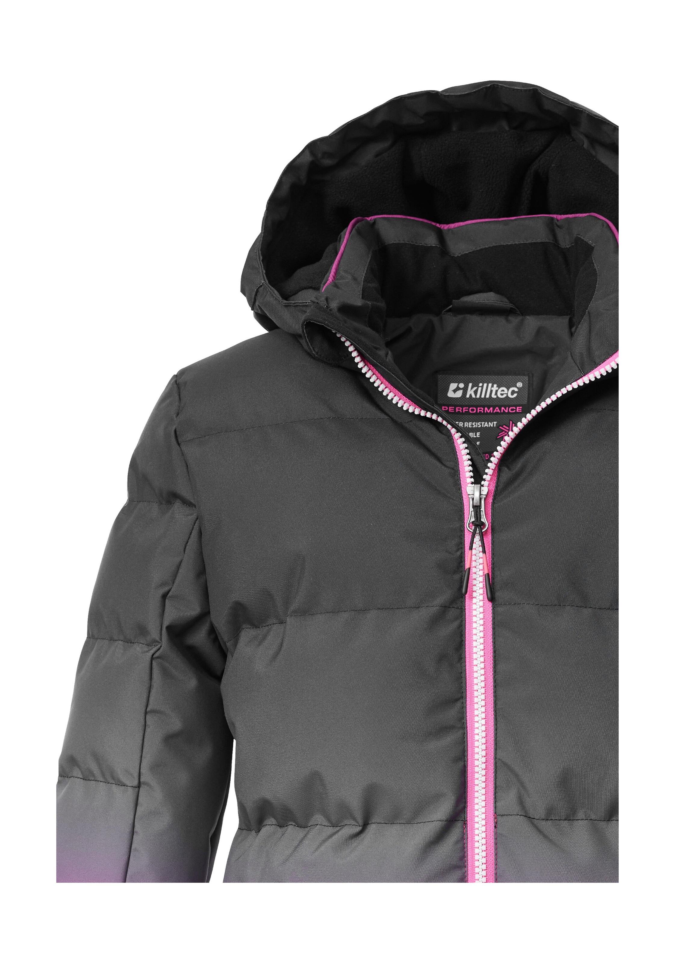 Killtec Skijacke »KSW 330 GRLS SKI QLTD JCKT« Wasserabweisende Winterjacke, atmungsaktiv, verstellbare Kapuze