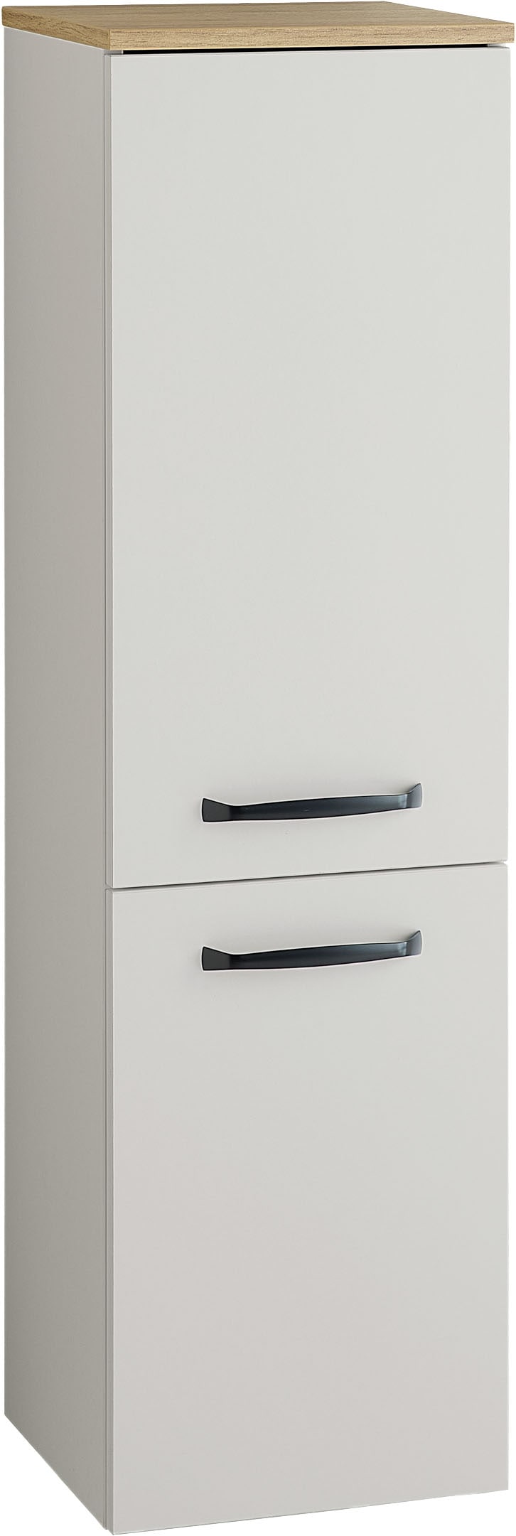 Image of Saphir Midischrank "Quickset 500, Badschrank 32,4 cm breit, 2 Türen" 2 Einlegeböden, Badezimmer-Midischrank
