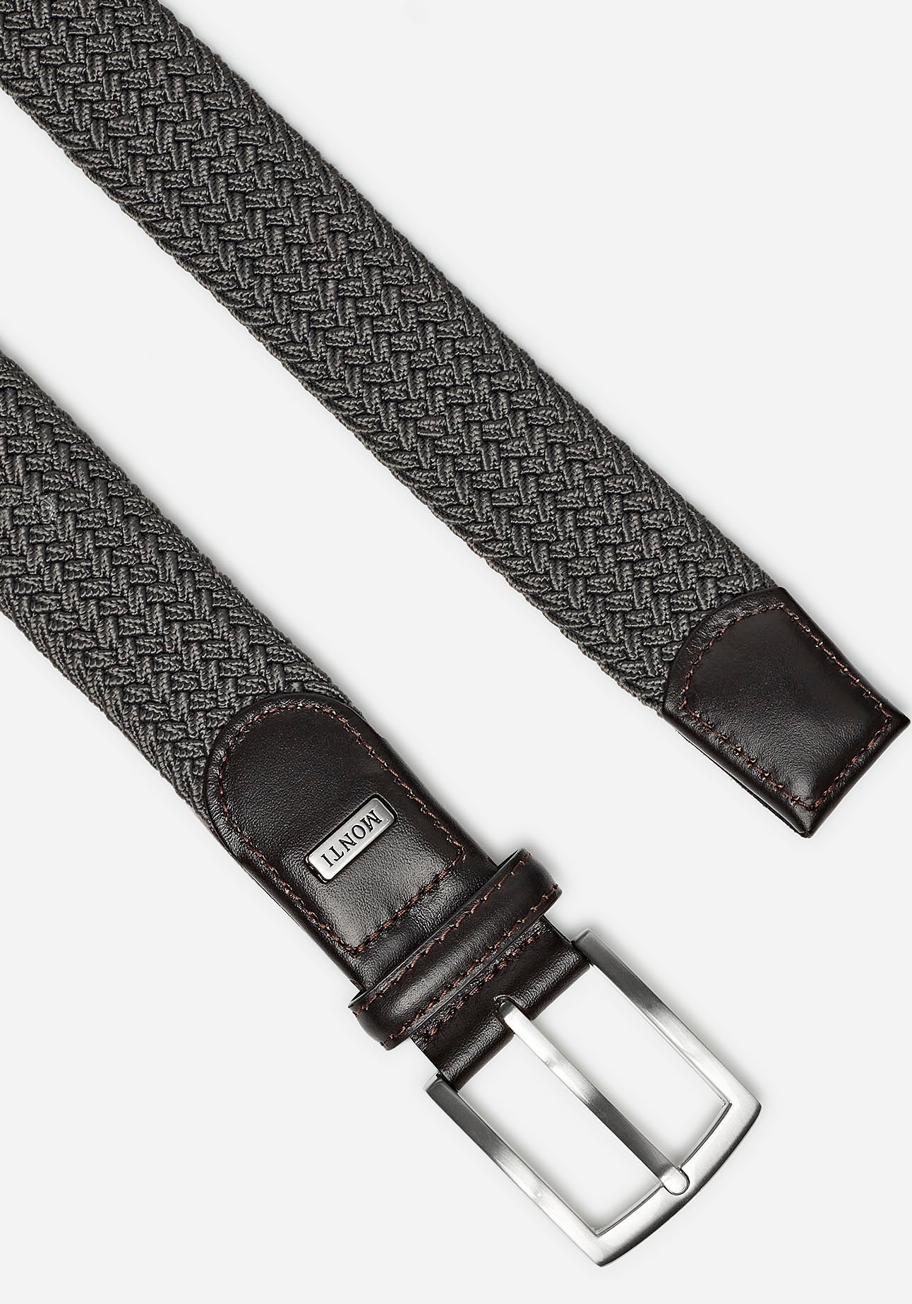 MONTI Flechtgürtel »HAMBURG« 3,5 cm breit, Elastischer Flechtgürtel, Casual-Business-Sportiv