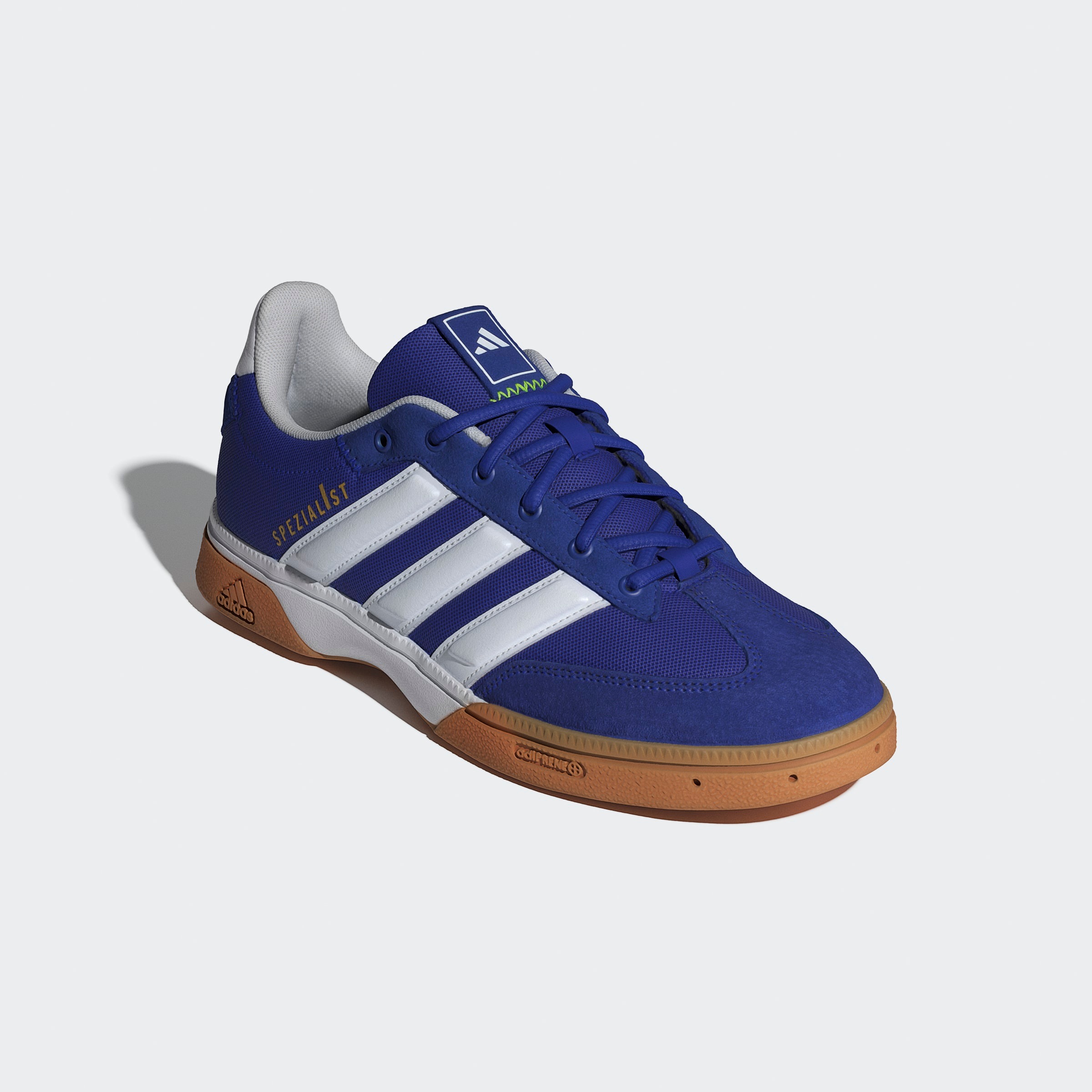 Adidas Performance, Herren, adidas Performance Hallenschuh »SPEZIALIST INDOOR« geeignet für jeden Hallensport, lucid blau, ftwr weiß, lucid lemon, 47,
