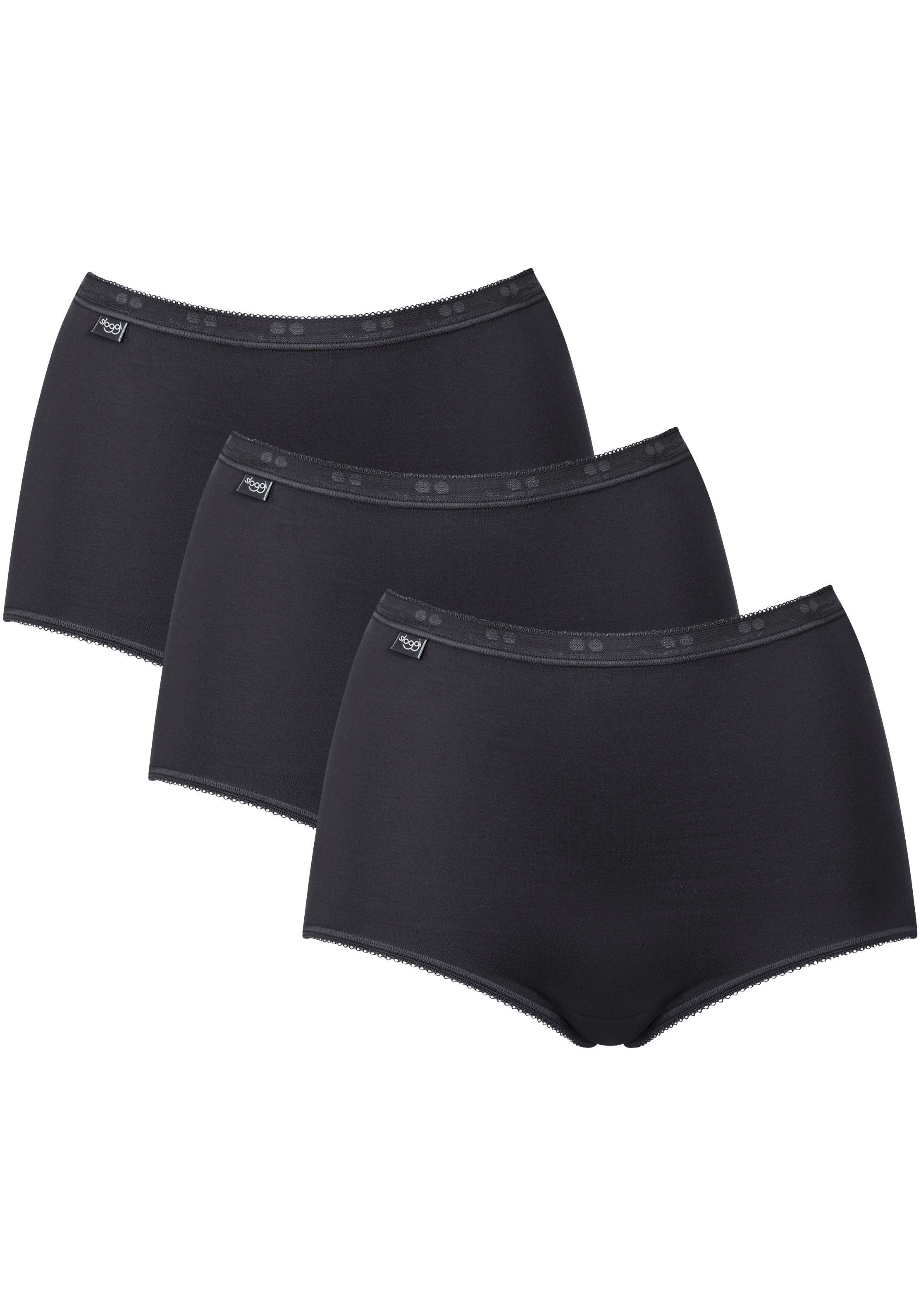 sloggi Maxislip »Basic+« 3er Pack, perfekter Sitz, Baumwollmischung, weich, elastisch