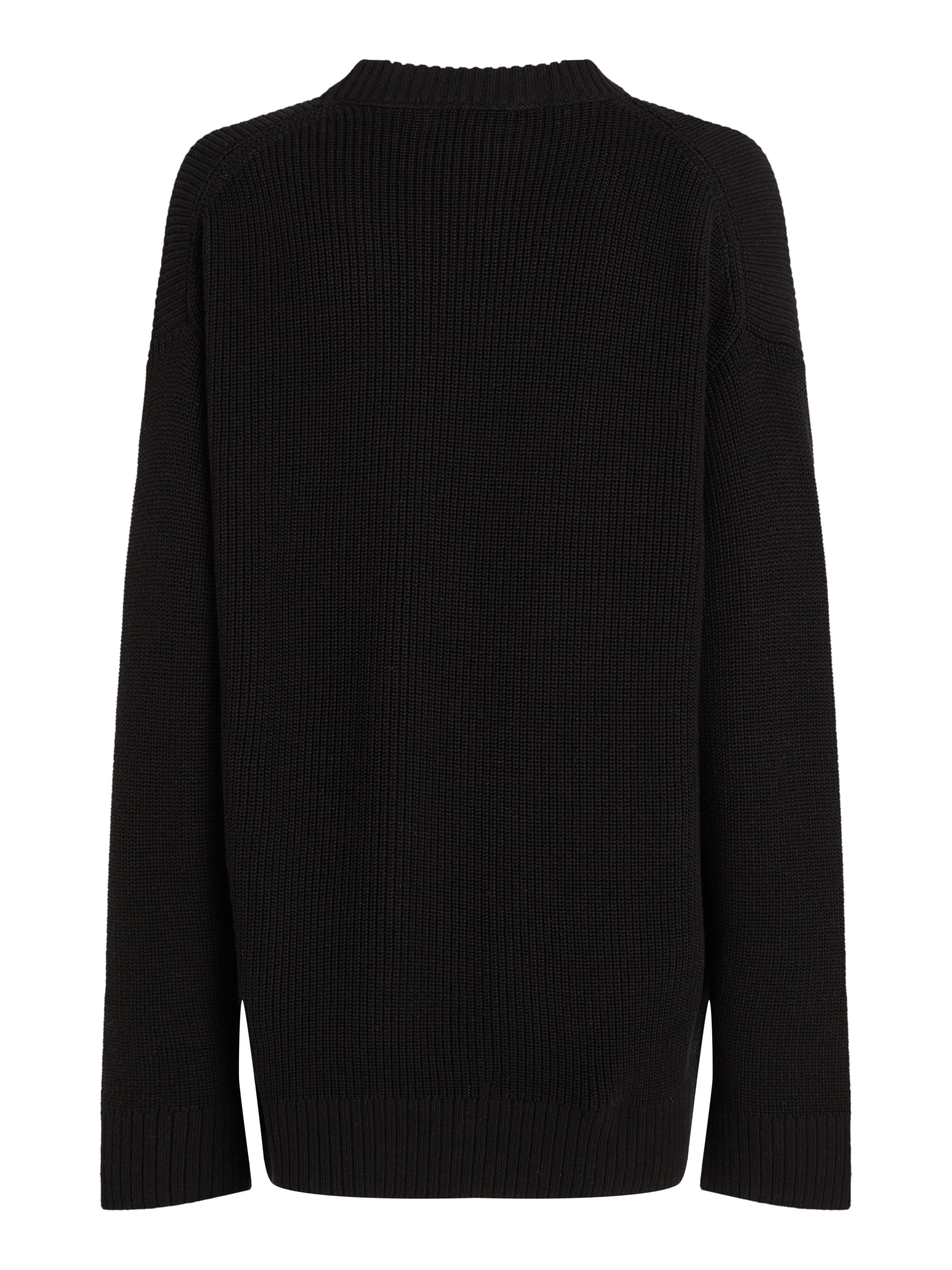 Calvin Klein Jeans Strickpullover »CK INTARSIA HIGH NECK SWEATER«, mit Logostickerei