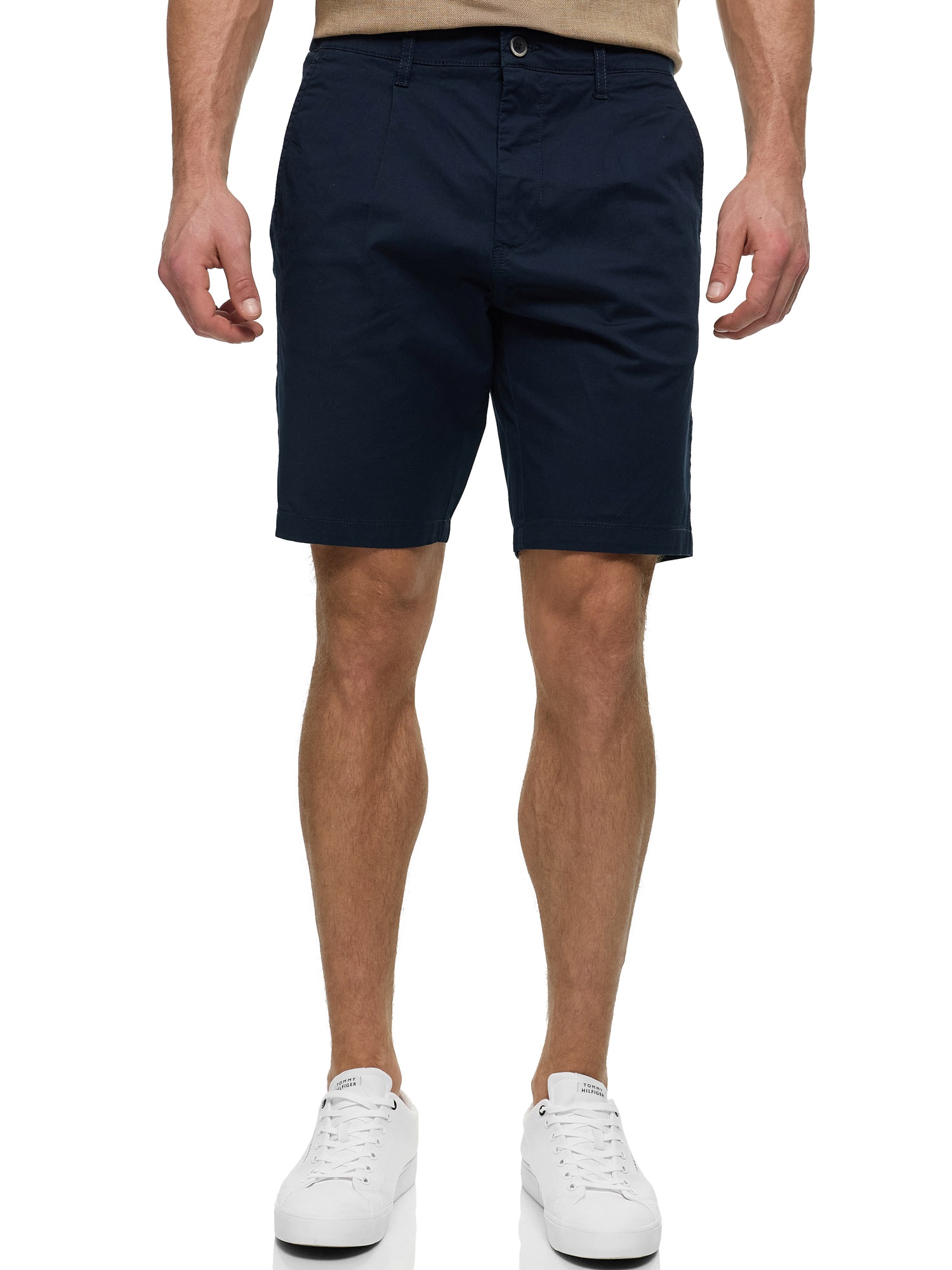 Image of Indicode Chinoshorts "INSpring Pleat Shorts"