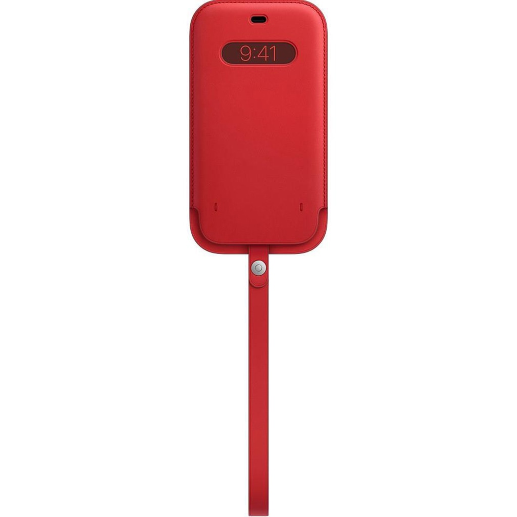 Smartphone Leder Sleeve mit MagSafe, iPhone 12 Pro Max, (PRODUCT)RED