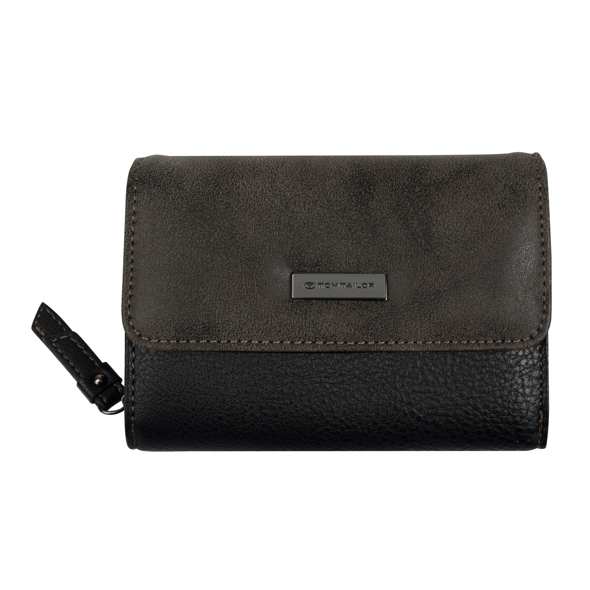 TOM TAILOR Porte-monnaie »Elin« harmonischer Materialmix mit leicht kontrastfarbener Steppung