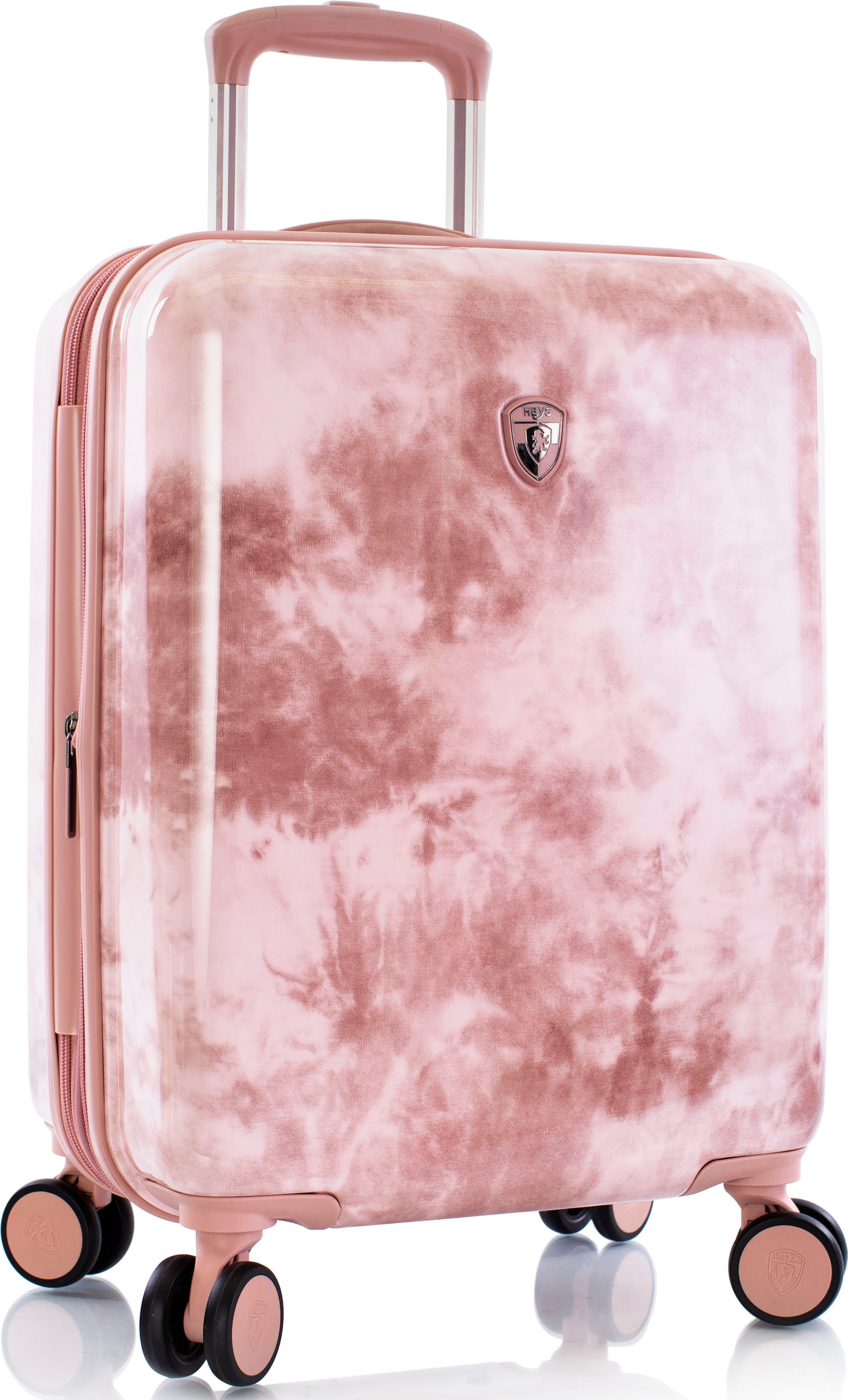 Hartschalen-Trolley »Tie-Dye pink, 53 cm«, 4 Rollen, Hartschalen-Koffer...