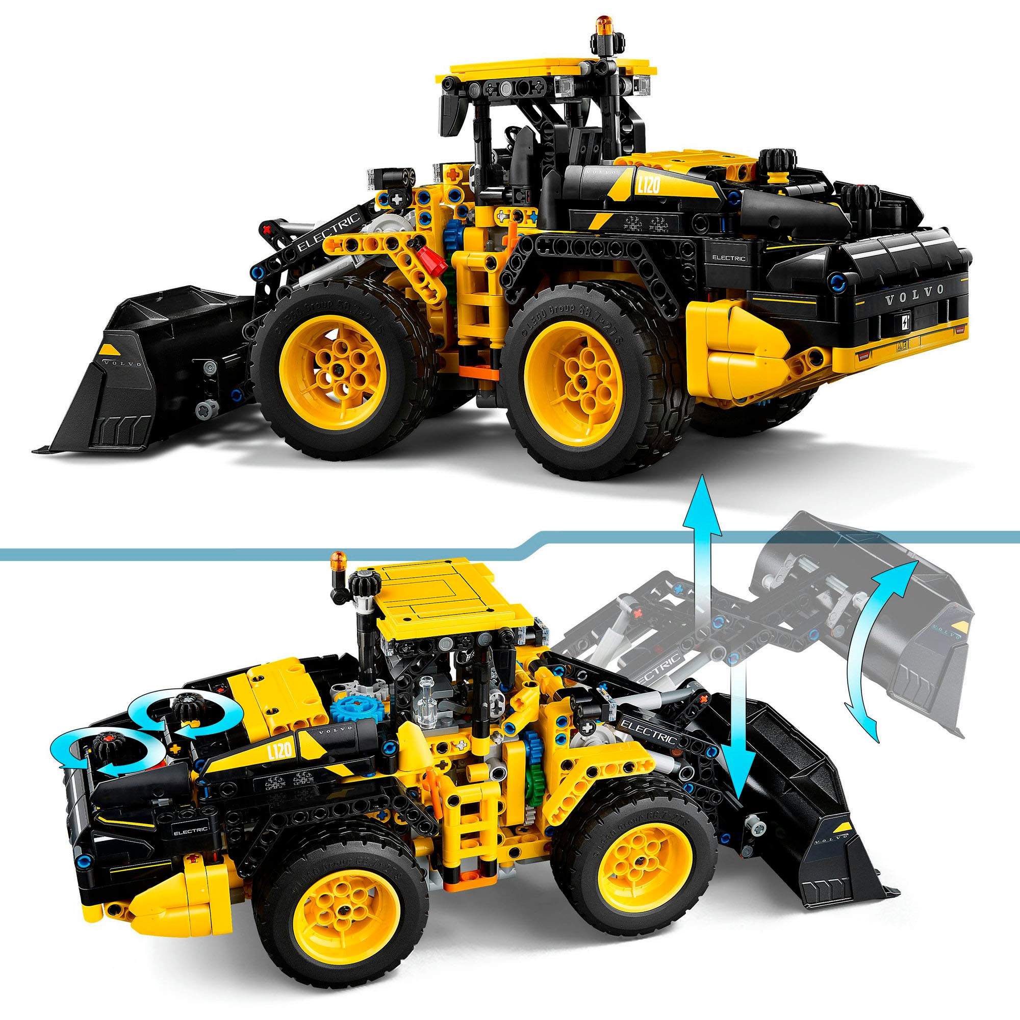 LEGO® Pions de construction »Volvo L120 Electric Radlader (42209), LEGO Technic« Made in Europe
