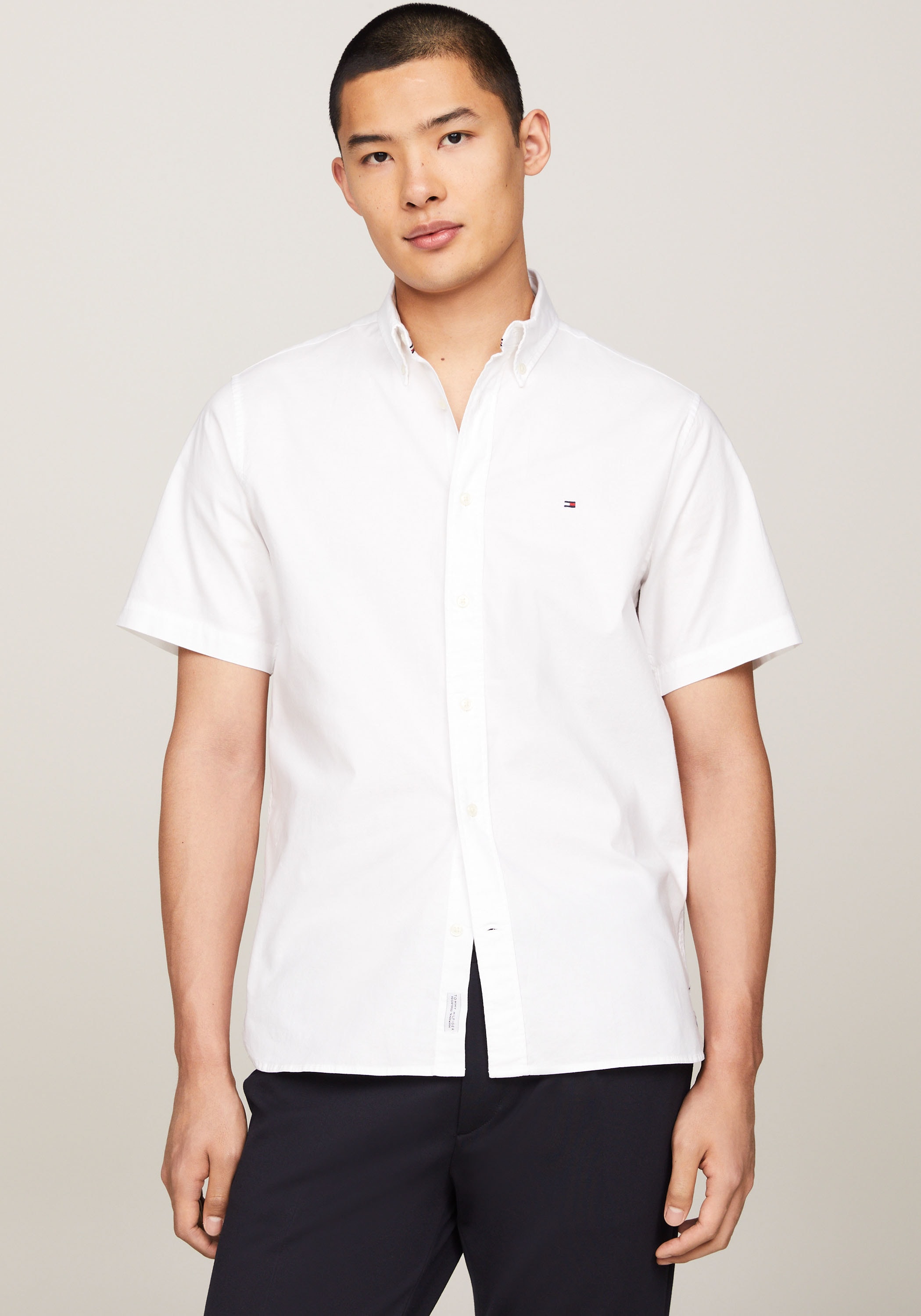 Tommy Hilfiger Kurzarmhemd »1985 FLEX OXFORD RF SHIRT«