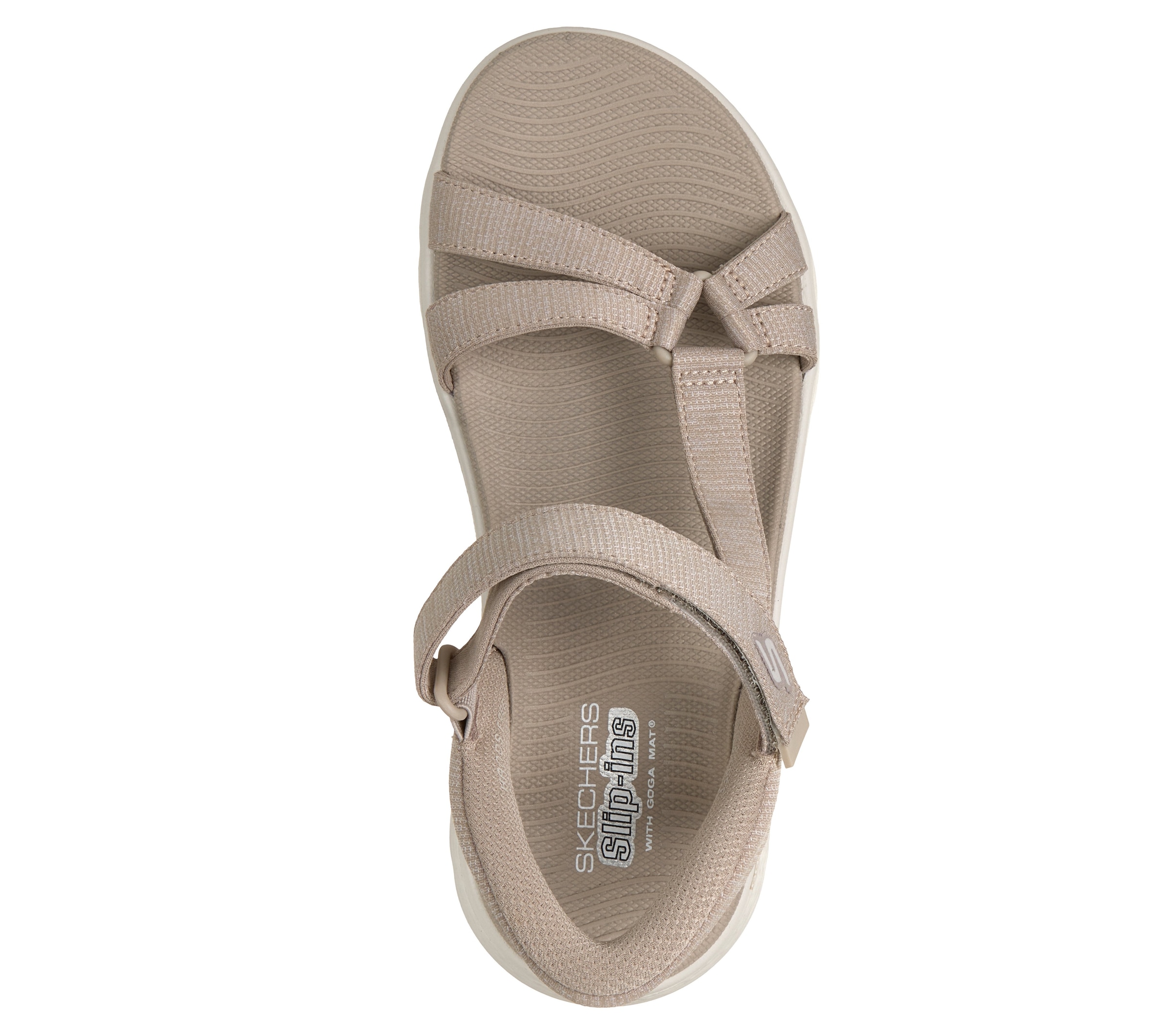 Skechers Sandale »GO WALK FLEX SANDAL-ILLUMINATE«  Sandalette, Trekking Sandale mit Gogo Mat Fussbett