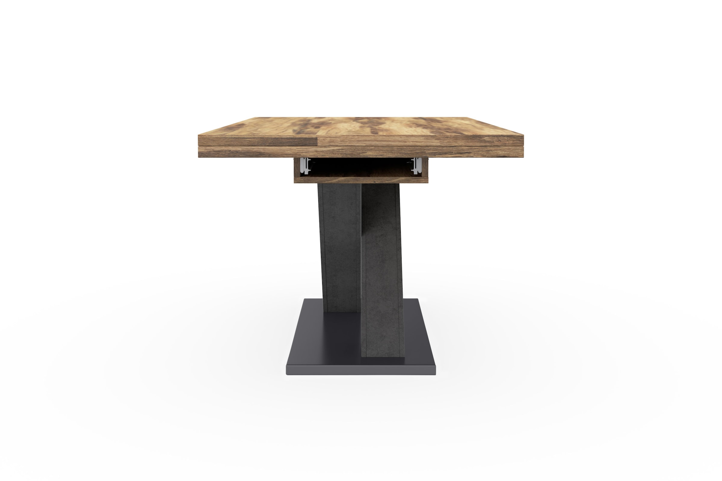 Mäusbacher Esstisch mit und Breite mit X-Gestell Auszugsfunktion, graphit kaufen in »Komfort 160-260 cm C«