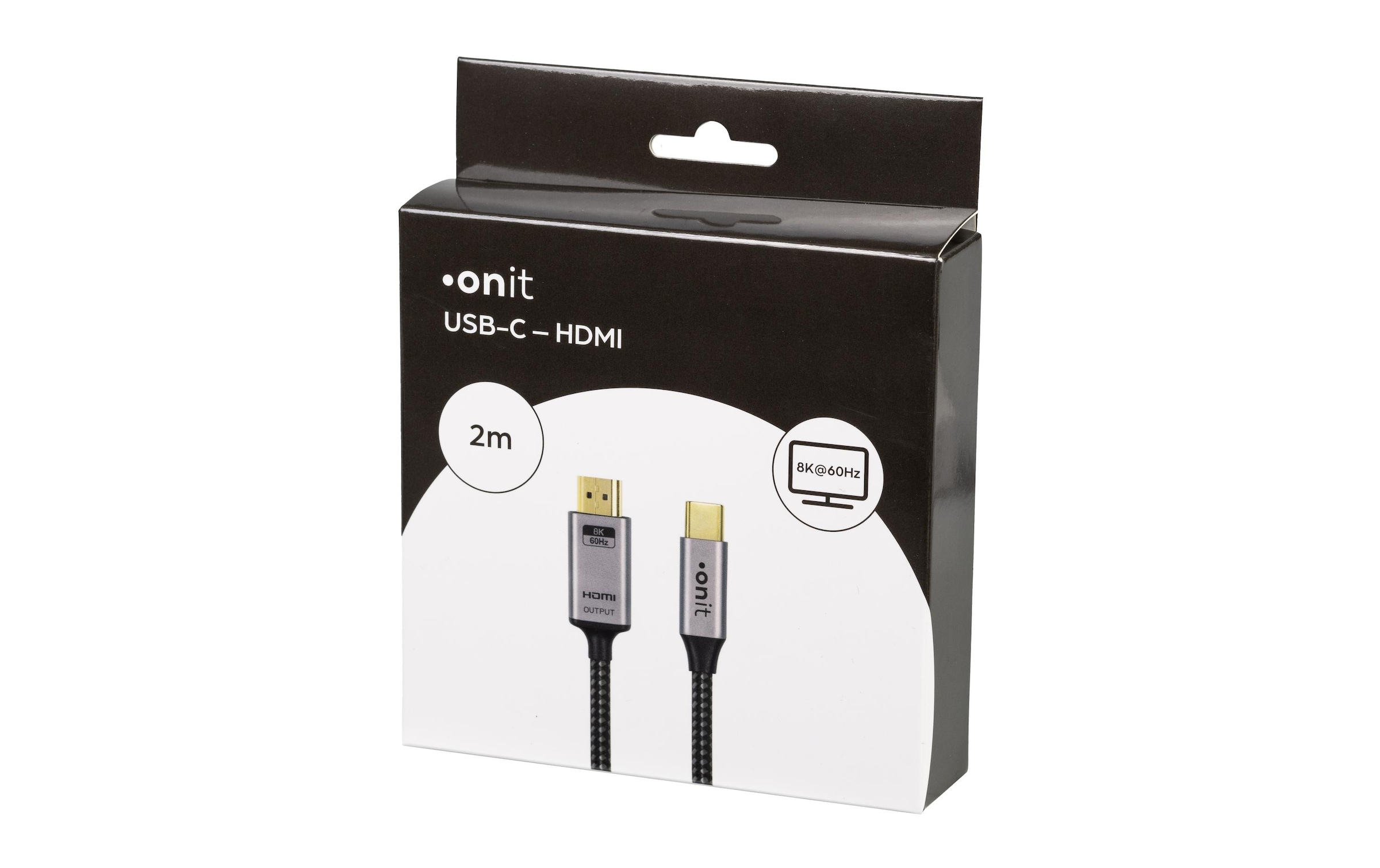 onit USB-Kabel »USB Type-C - HDMI, 2 m«, 200 cm