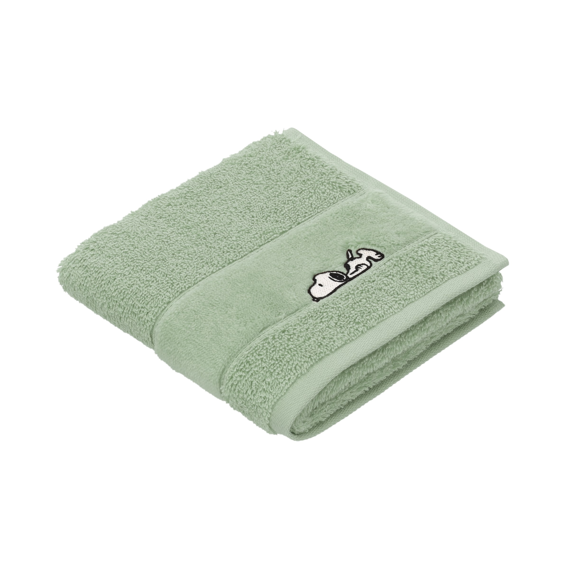 Vossen »SLEEPY SNOOPY« avec bordures en velours et broderie Snoopy
