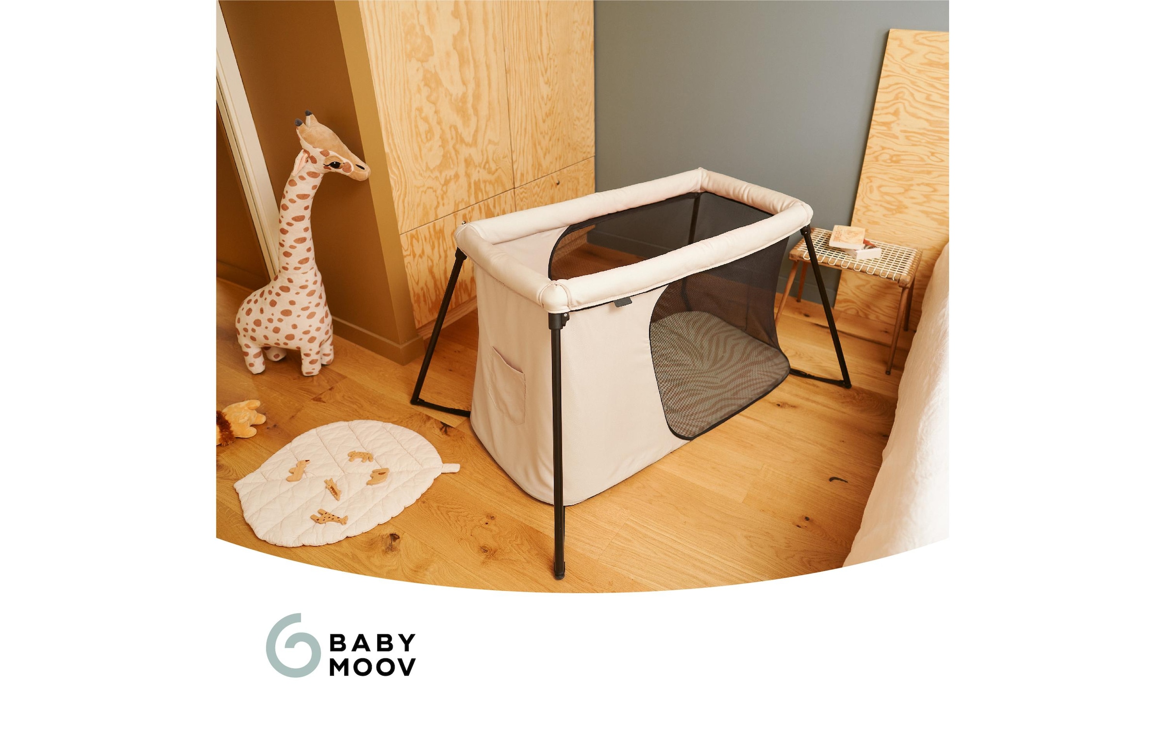 BABYMOOV Baby-Reisebett »Moov & Sleep Sandstone«