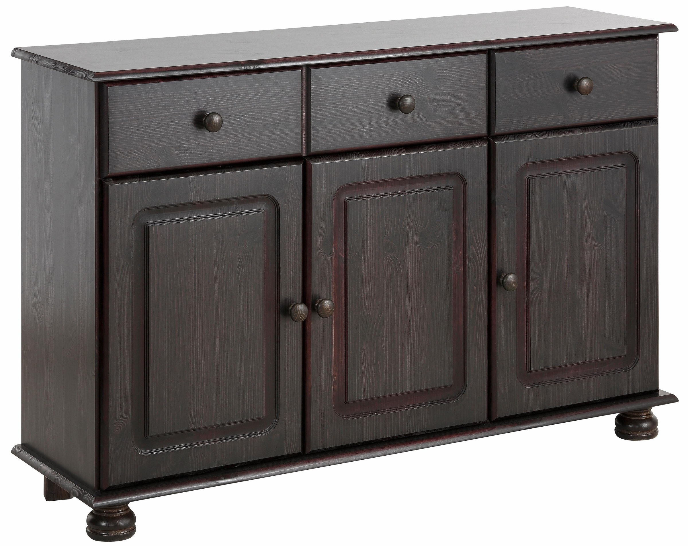 Image of Home affaire Sideboard »Mette«, mit gefrästen, kugelförmigen Füssen, Breite 120 cm bei Ackermann Versand Schweiz