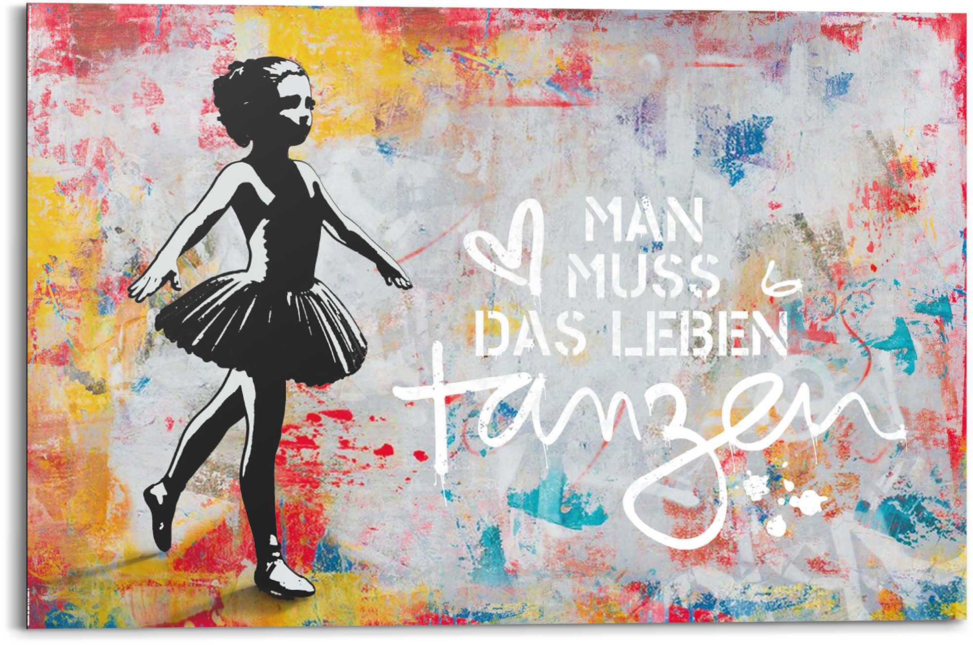 Image of Reinders! Holzbild »Deco Panel 60x90 Graffiti Dancing« bei Ackermann Versand Schweiz