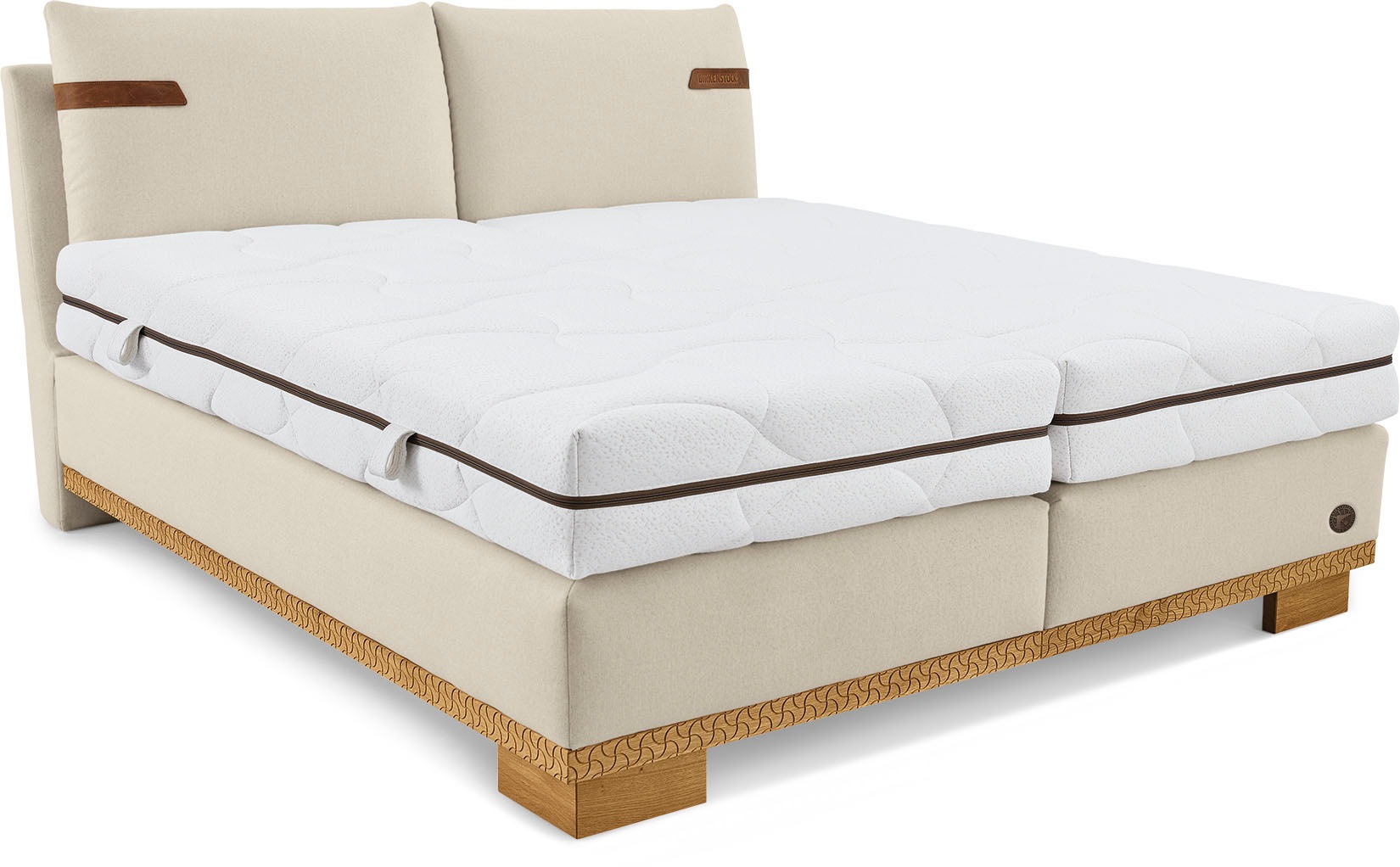 Image of Birkenstock Taschenfederkernmatratze »Rio 200«, 23 cm cm hoch, (1 St.), punktelastischer 7-Zonen-Tonnentaschenfederkern, ausgestattet mit einer Becken- und Schulterkomfortzone, Lendenstützzone, Kopf- und Fusszone bei Ackermann Versand Schweiz