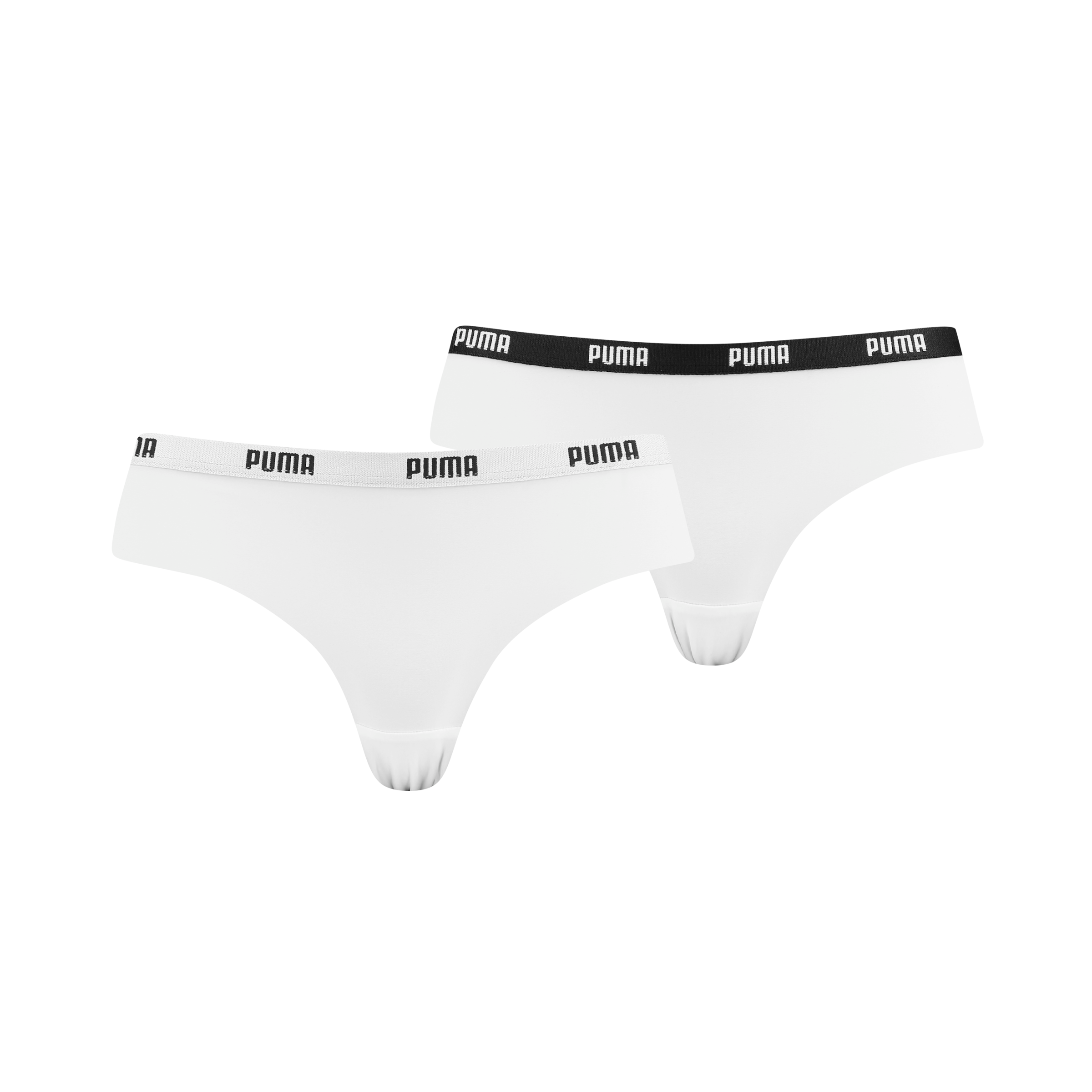 Image of PUMA Brasilslip "PUMA WOMEN MICROFIBER BRAZILIAN 2P HANG" 2er Pack, Mit elastischem Soft-Touch-Logobund