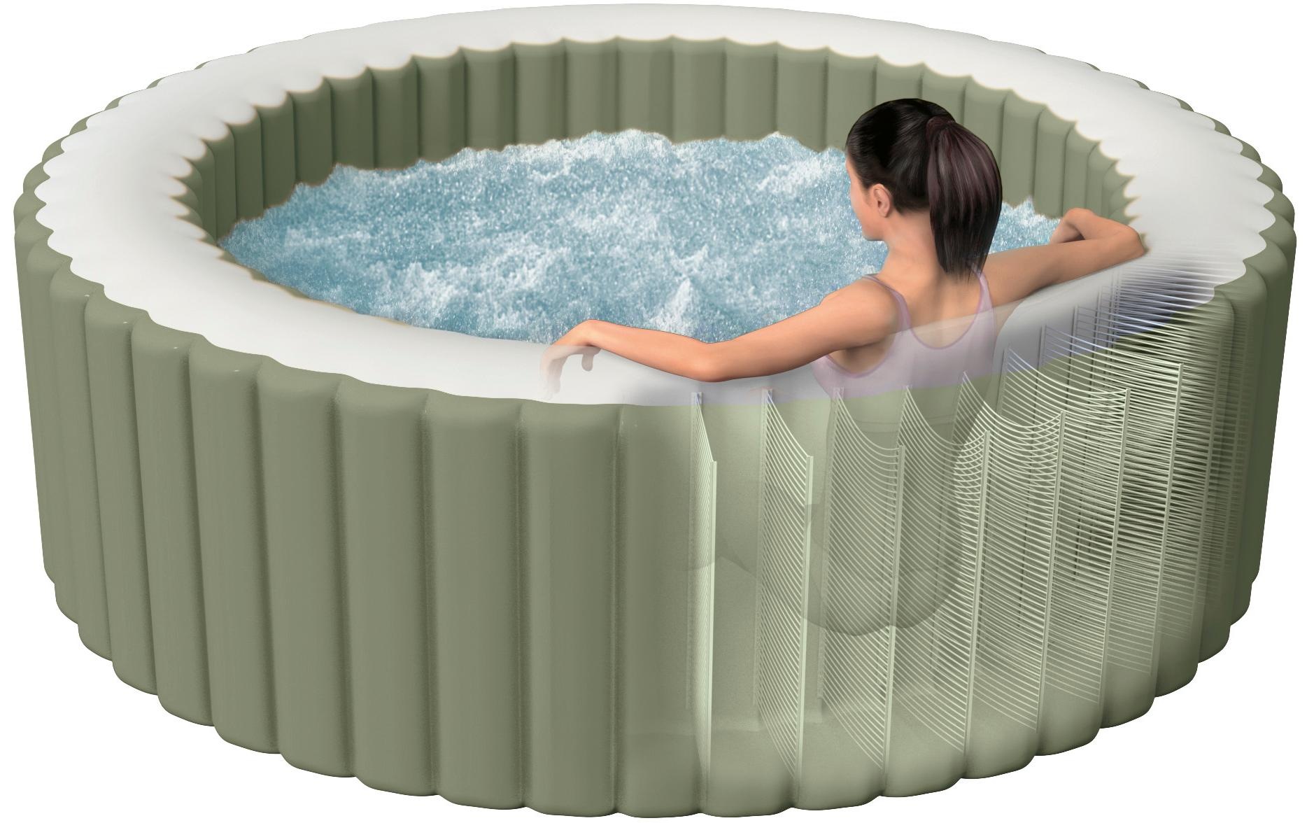 Intex Whirlpool »6-Personen Round Bubble Spa Set Ø 216«