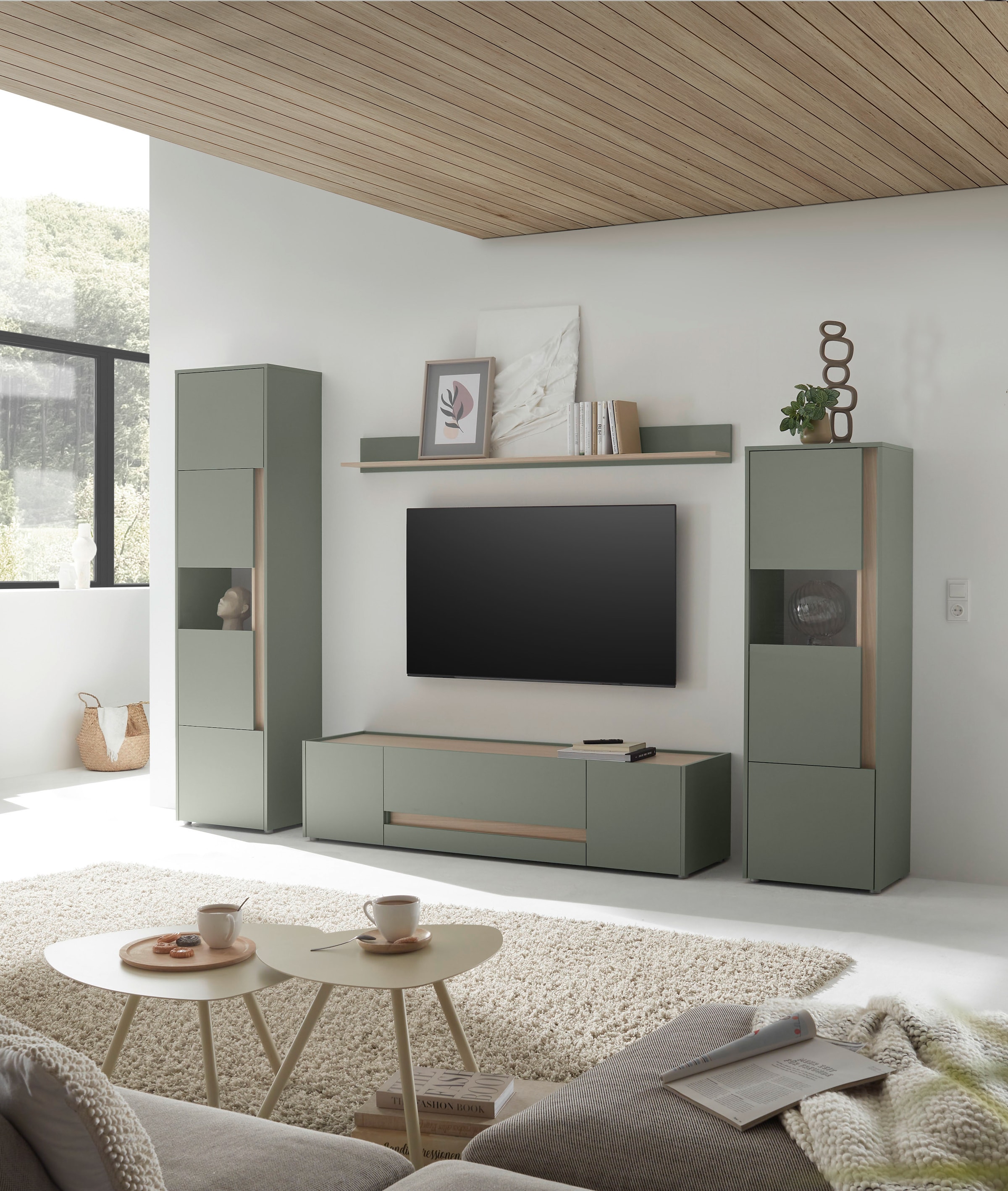 Home affaire Table basse »City/Giron, moderner TV-Schrank, Kommode, TV-Unterschrank« zeitlos, modern, ausreichend Stauraum, vielseitig einsetzbar