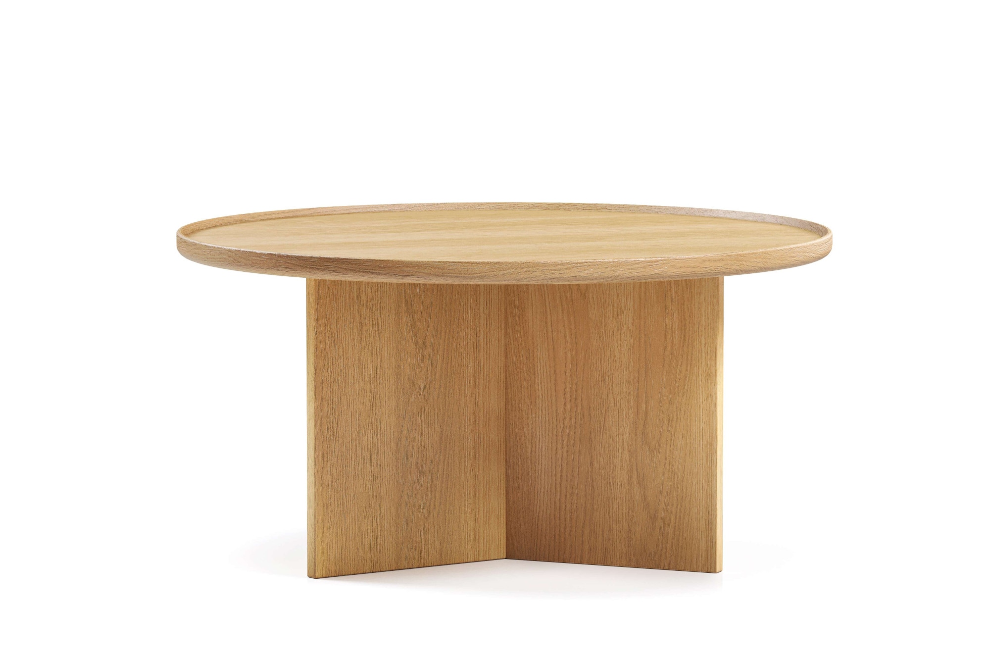 Woodman Table basse »Cala« 83/83/42 cm,  Breite 83 cm, rund, Tischplatte aus massiver Eiche, FSC® zertifiziert