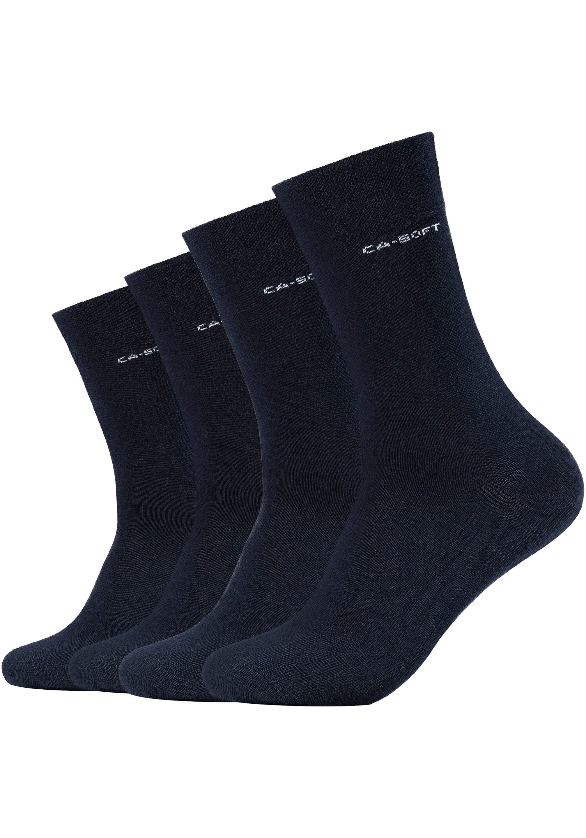 Camano Socken, (Packung, 4 Paar, 4er-Pack), mit hohem Wollanteil