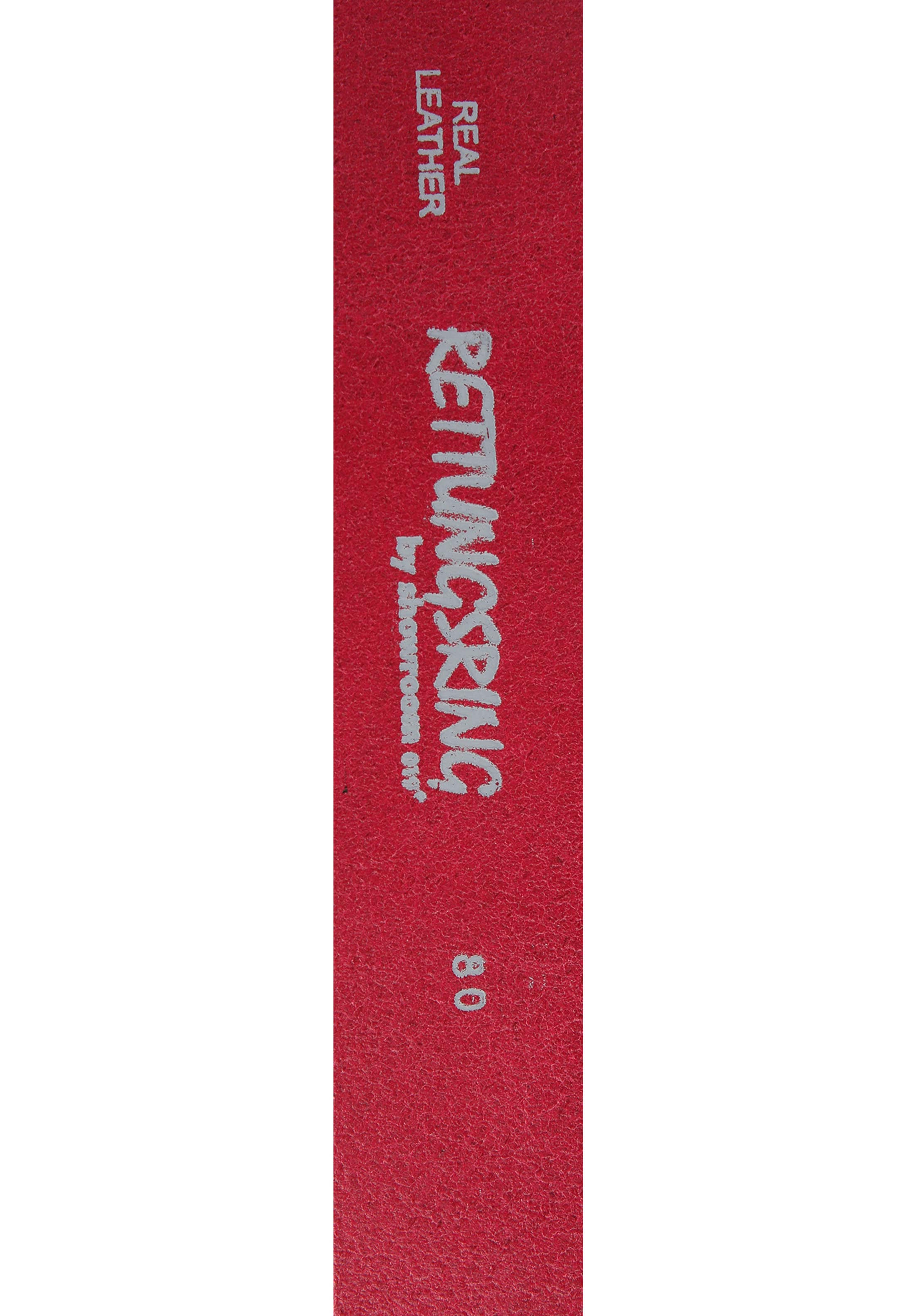 Rettungsring Gürtel Ledergürtel mit austauschbarer Schliesse »Auster Muschel Schwarz«