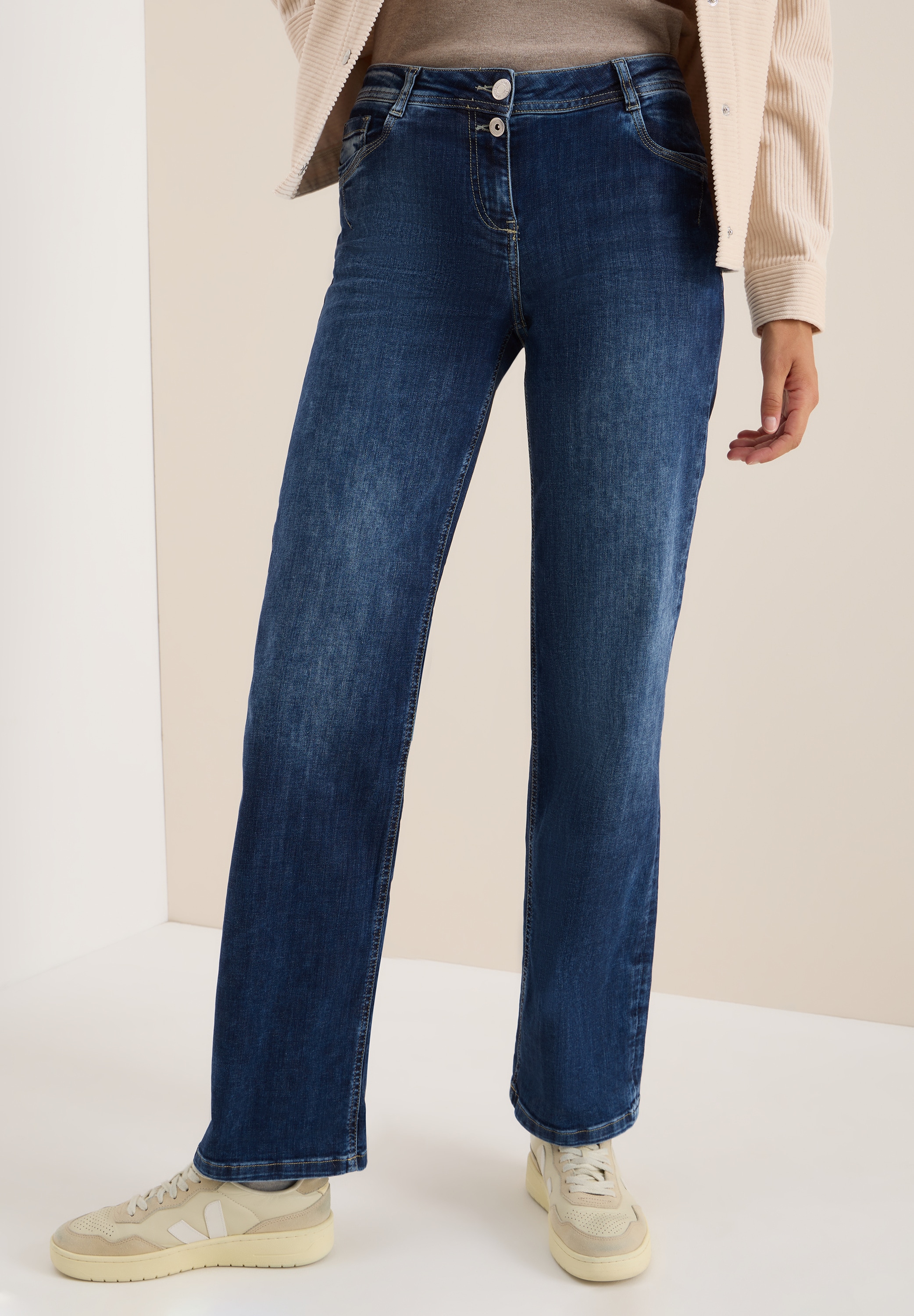 Image of Cecil Weite Jeans "Style NEELE" mit Stretch