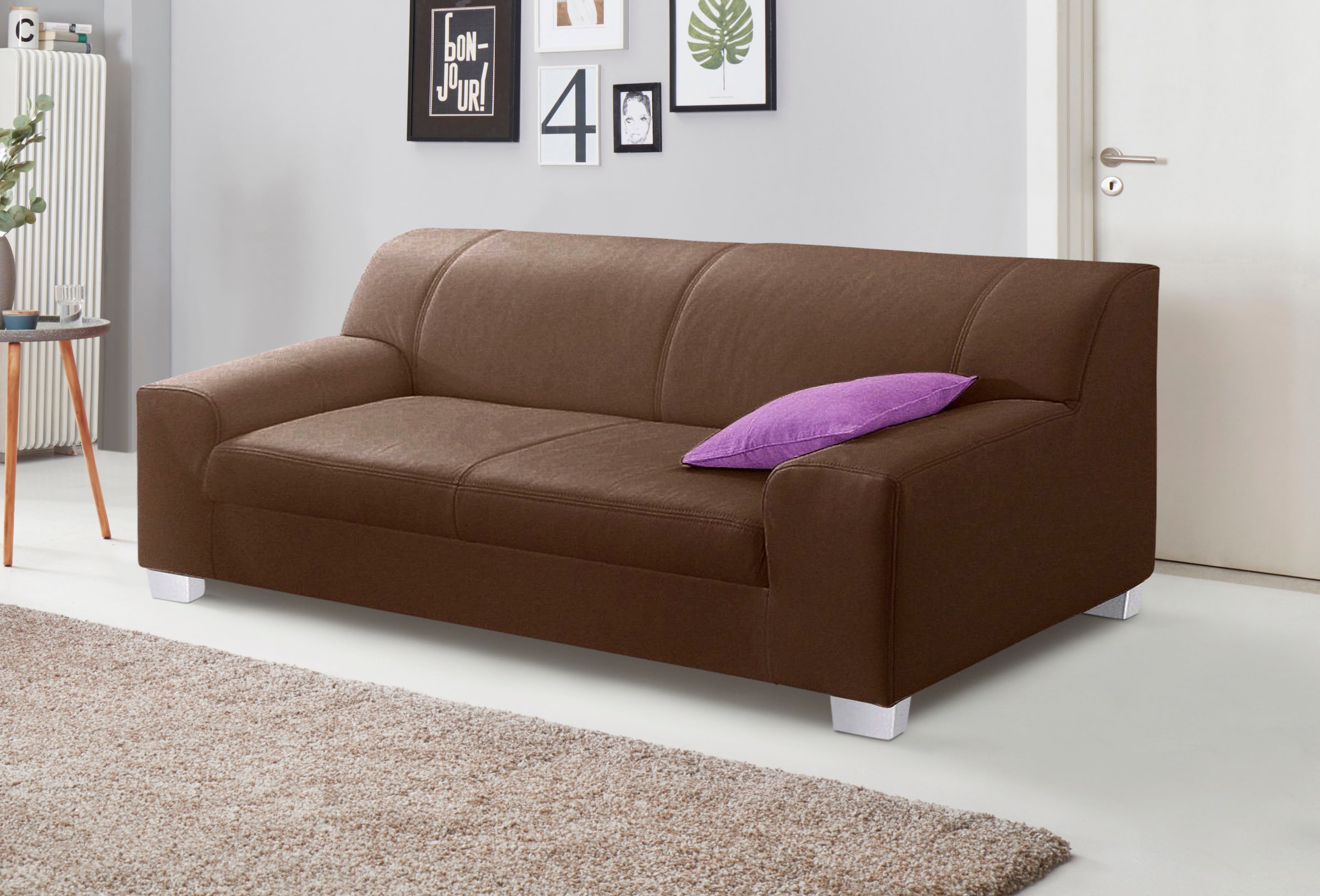 Image of DOMO collection 3-Sitzer "Amando zeitlos und modern, komfortabel," in vielen Bezugsvarianten, auch in Leder