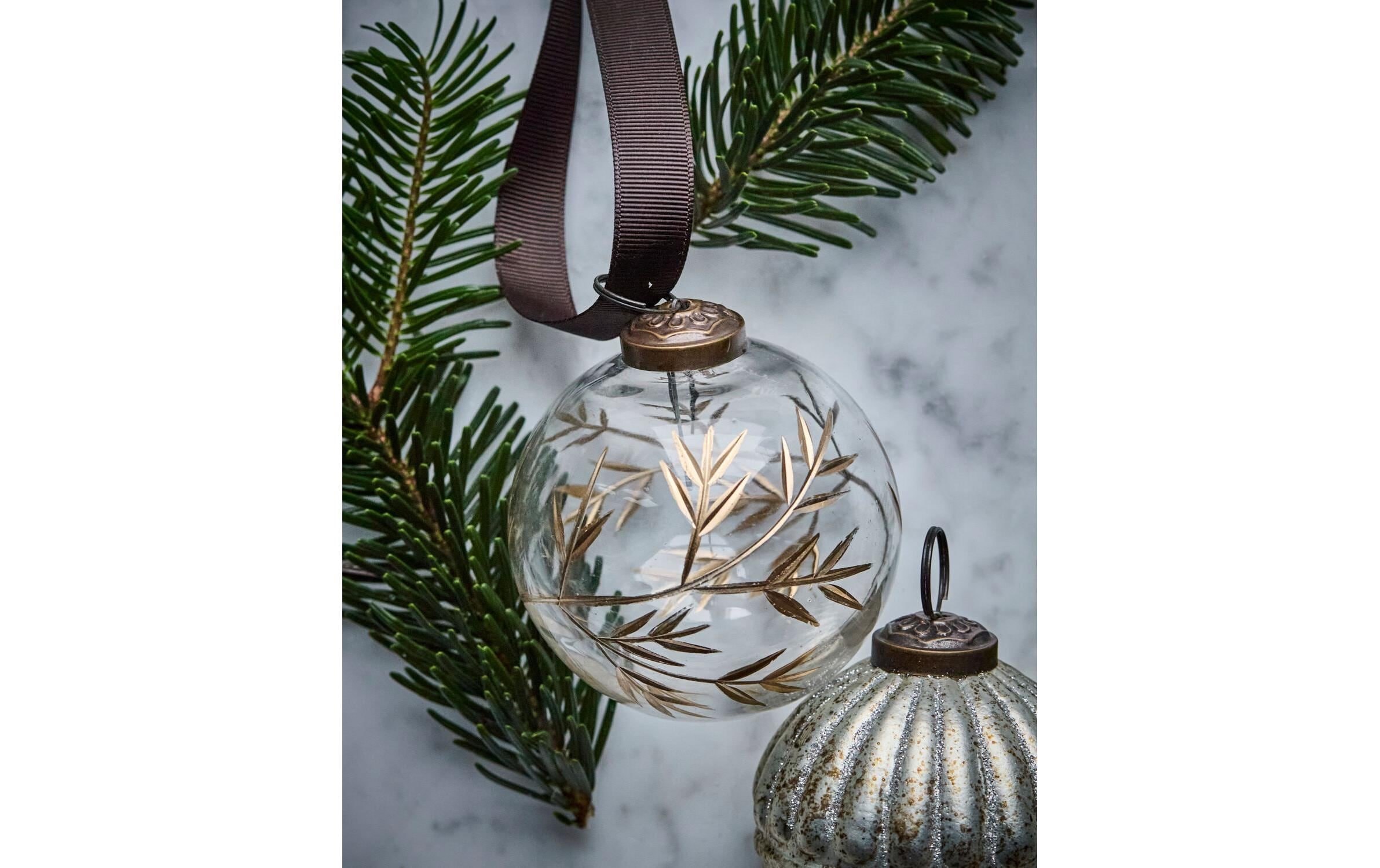 House Doctor Weihnachtsbaumkugel »House Doctor Weihnachtskugel Leaf 4 Stück «