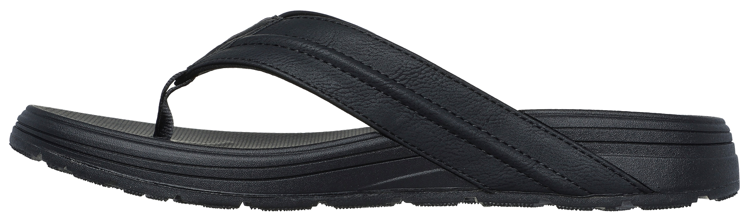 Skechers Zehentrenner »PATINO-MARLEE«, Sommerschuh, Schlappen, Poolslides, Badeschuh, mit weichem Zehensteg