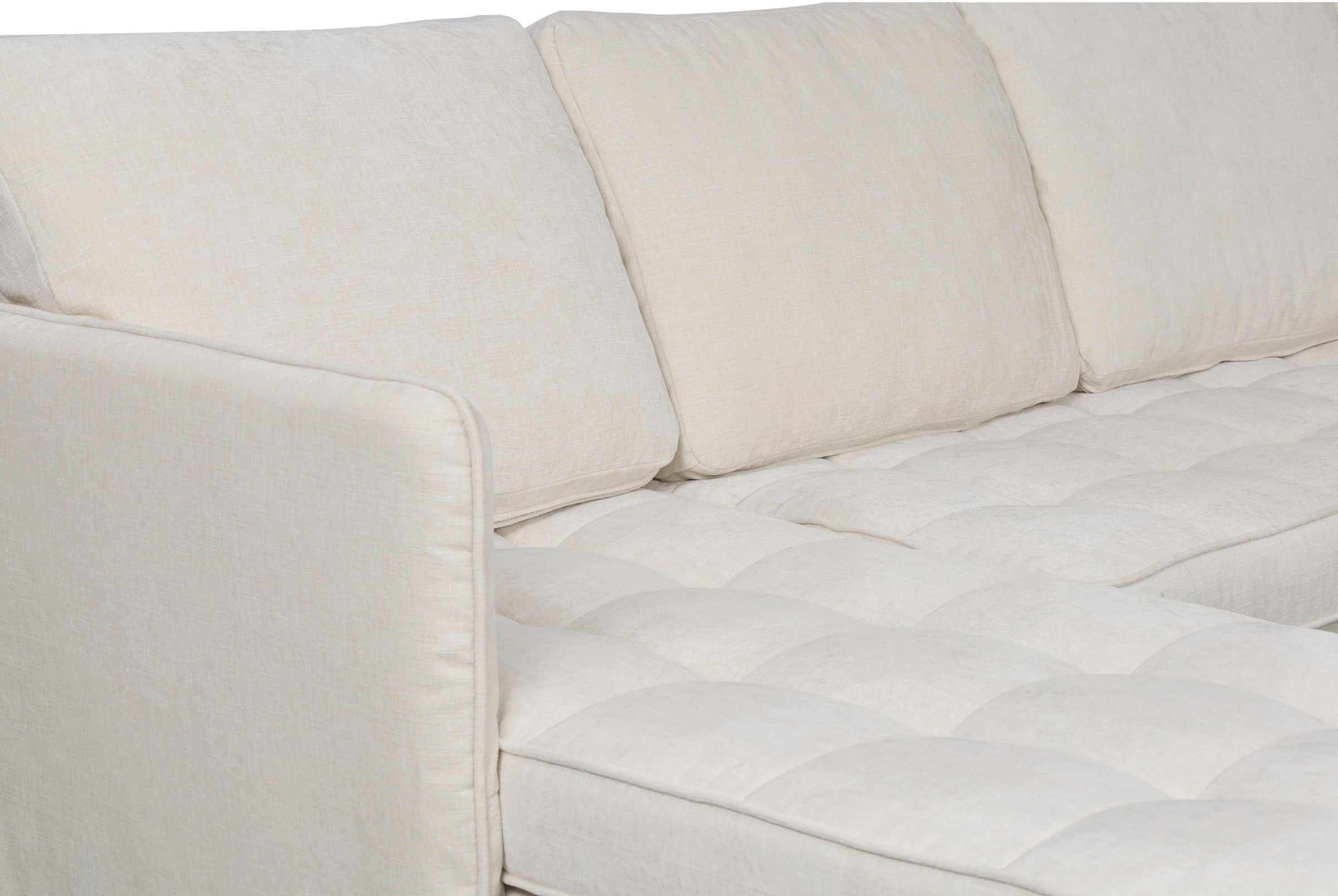 Dorel Home Paysage de salon »LINDHUS, U-Form, verschiedene Stellvarianten, Modulsofa« Recamiere, Stauraum, Cord und Chenille-Bezug