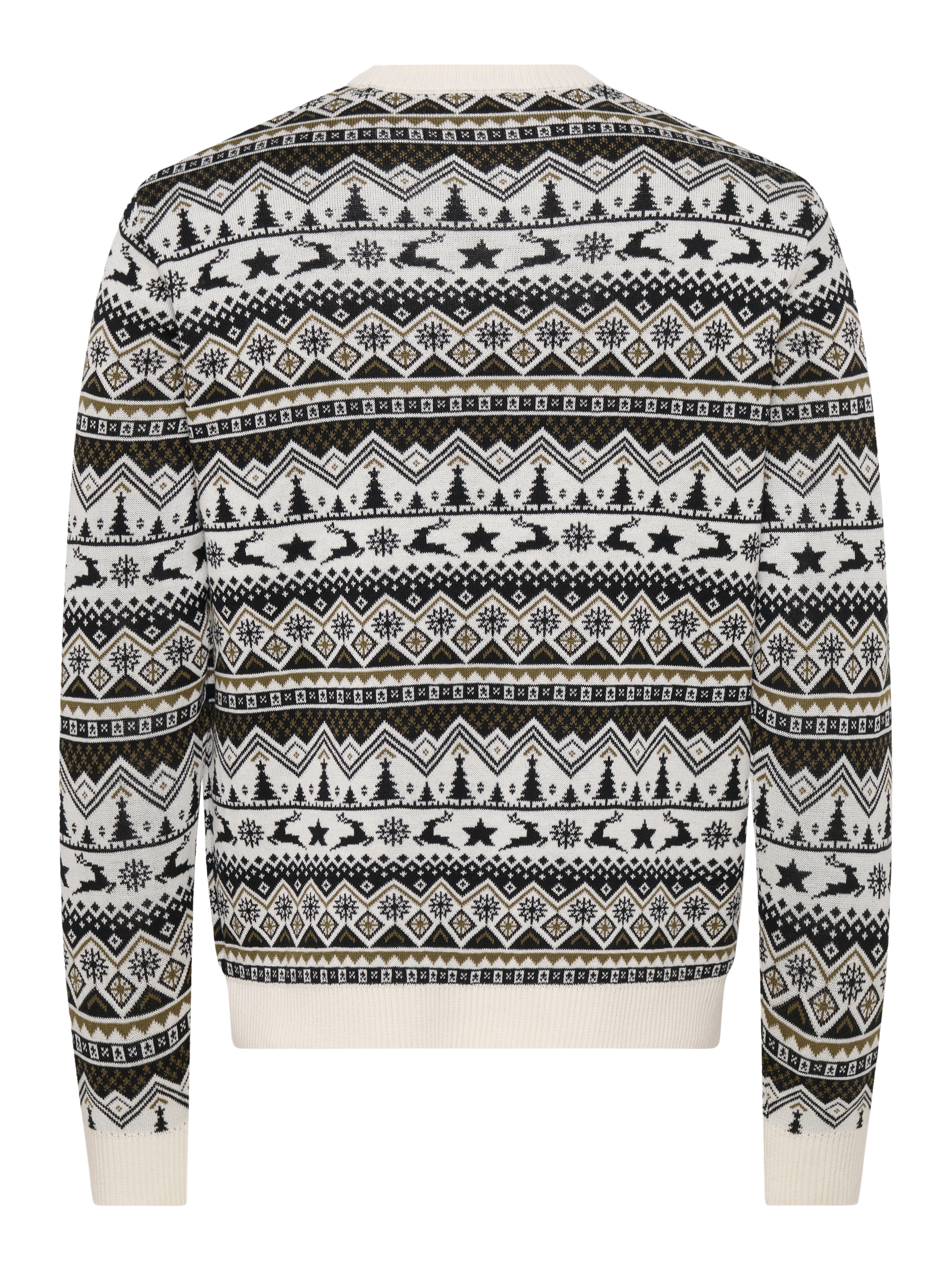 ONLY & SONS Rundhalspullover »ONSX-MAS 2 CREW REG« Weihnachten, Kunstfaser, regular fit