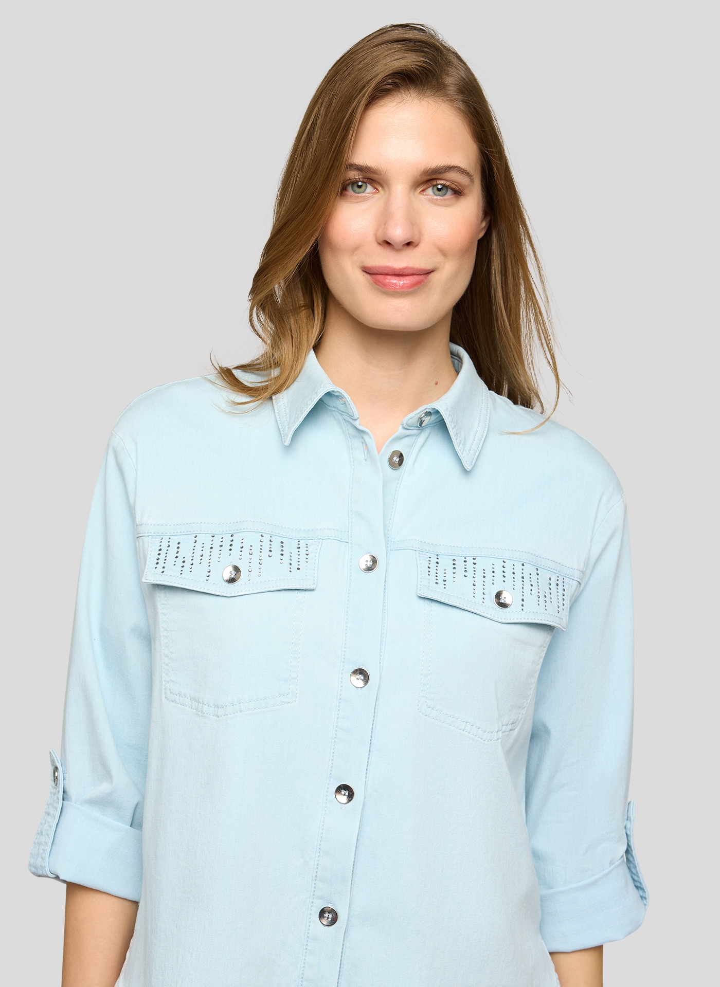 Rabe Blouse chemise mit Brust Taschen
