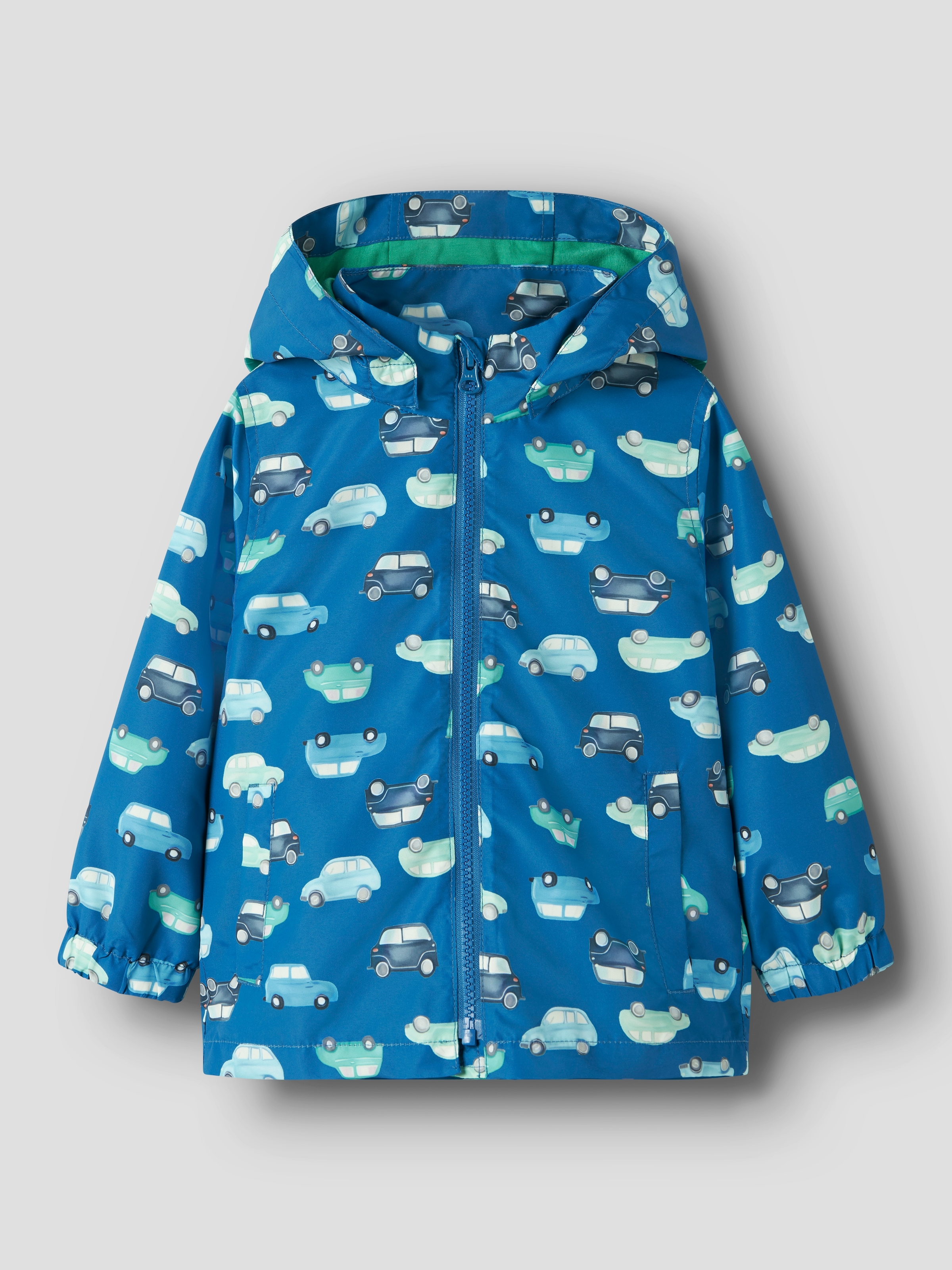 Name It Veste d'extérieur »NMMMAX JACKET LI AOP NOOS« mit Kapuze reflektierende Details, wasserabweisend